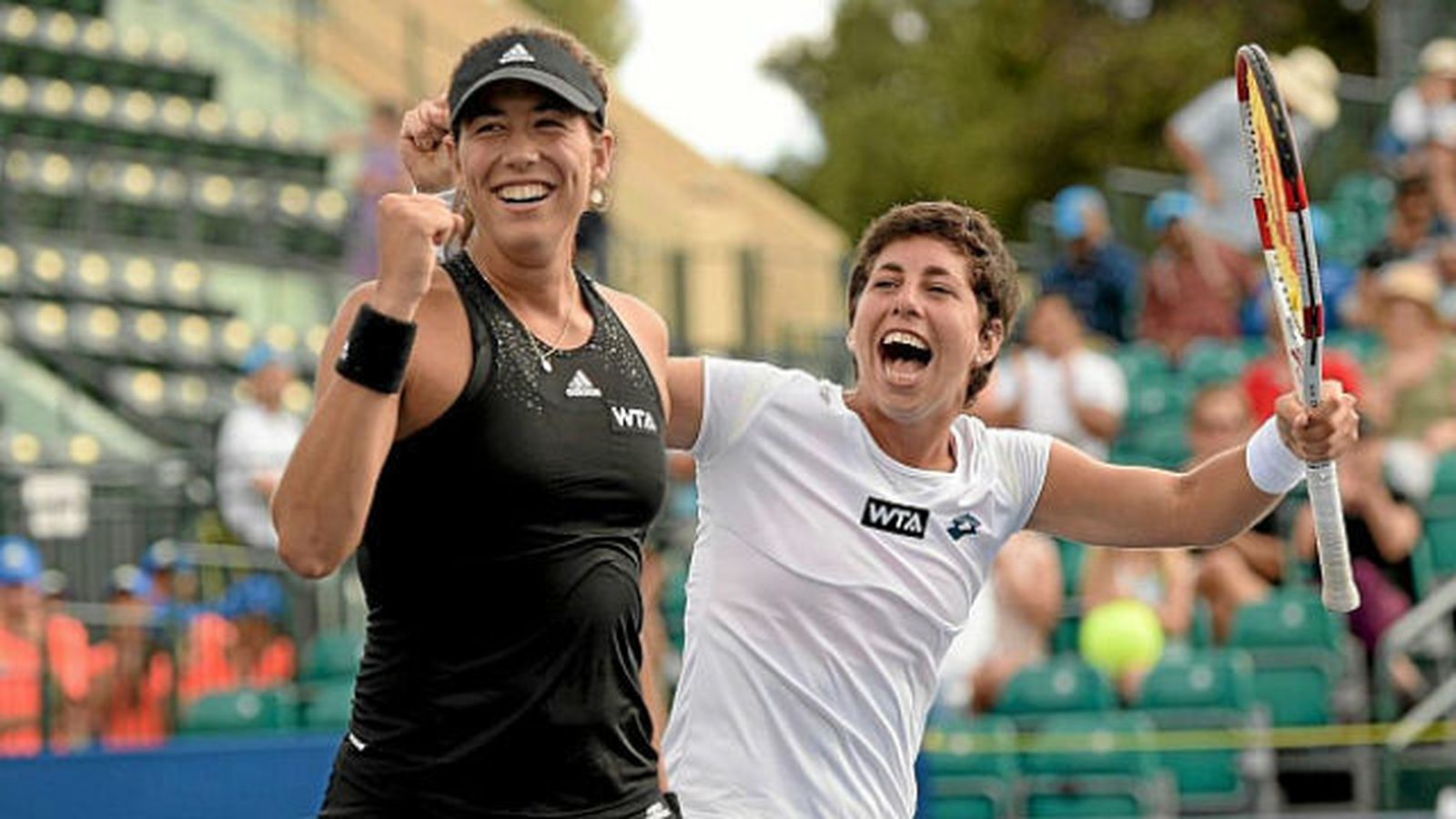 Carla Suárez y Garbiñe Muguruza