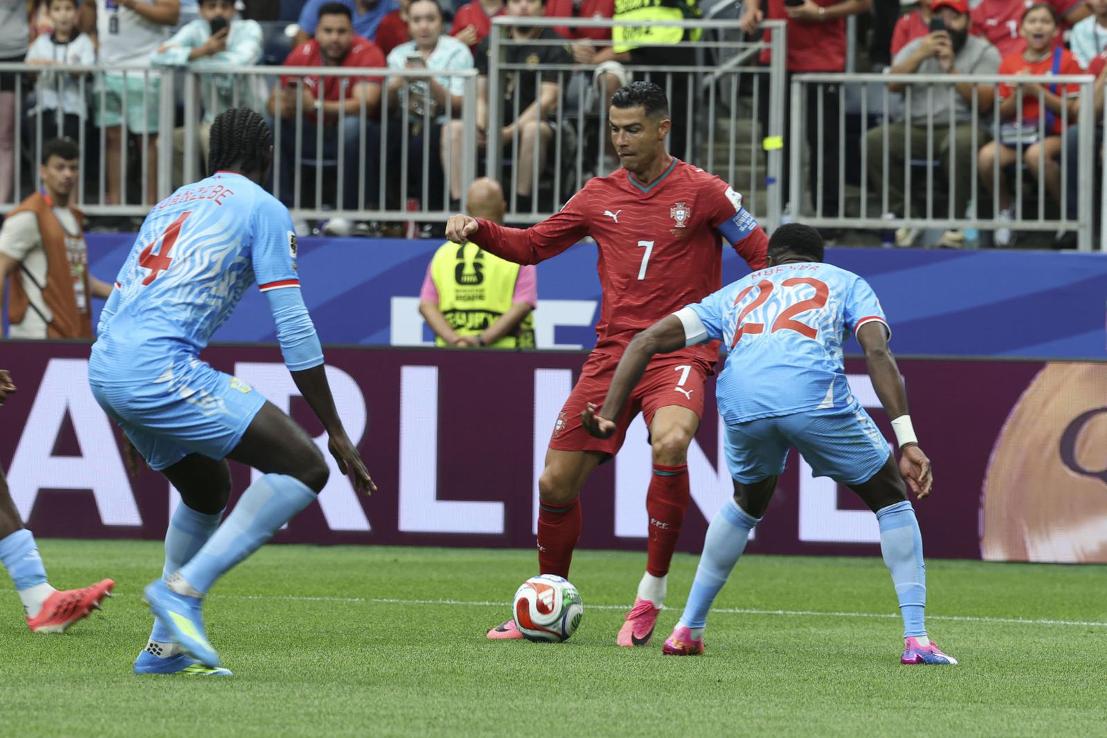 Cristiano Ronaldo ante Congo