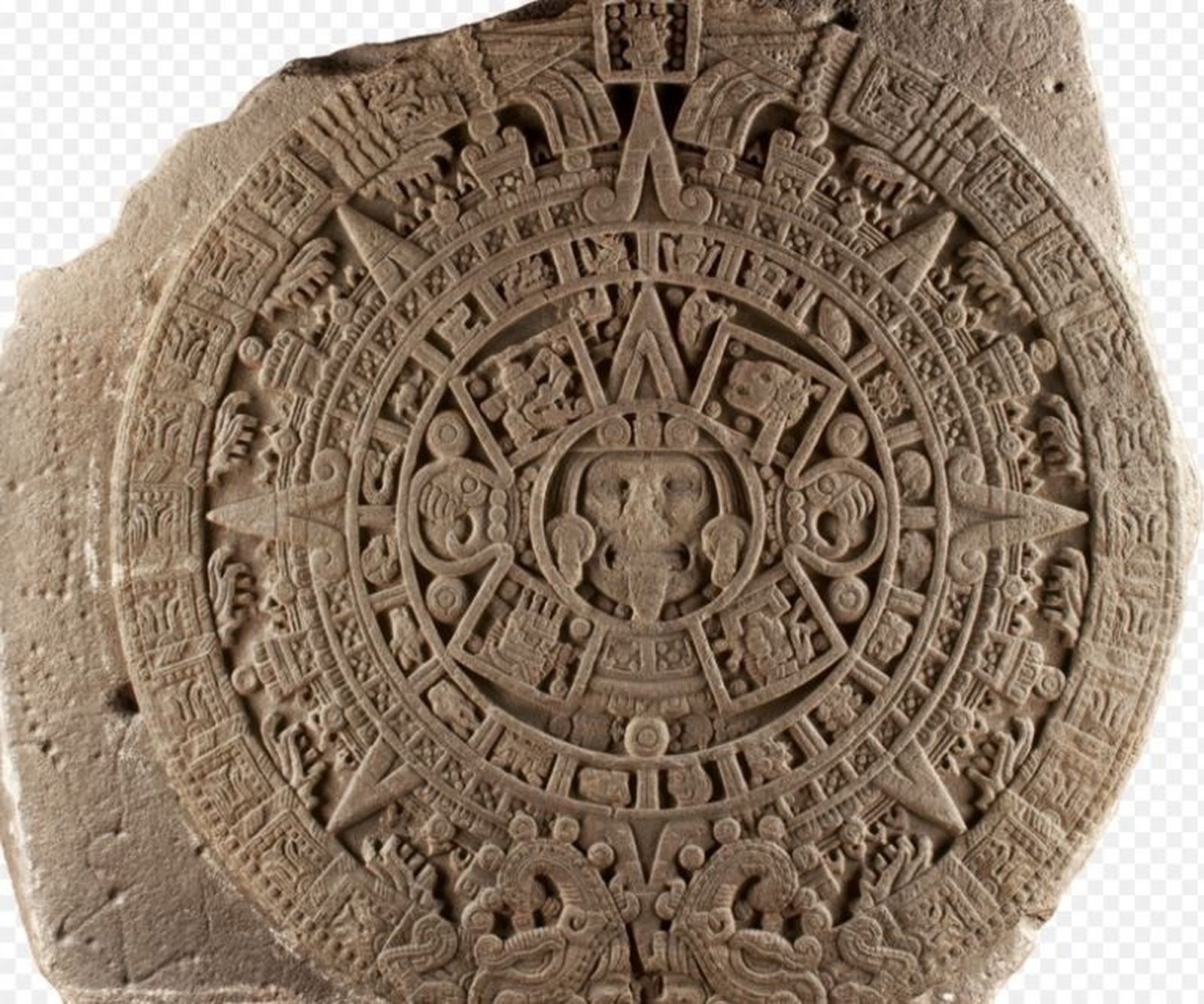 Piedra de sol azteca del Museo Nacional de Antropología de México