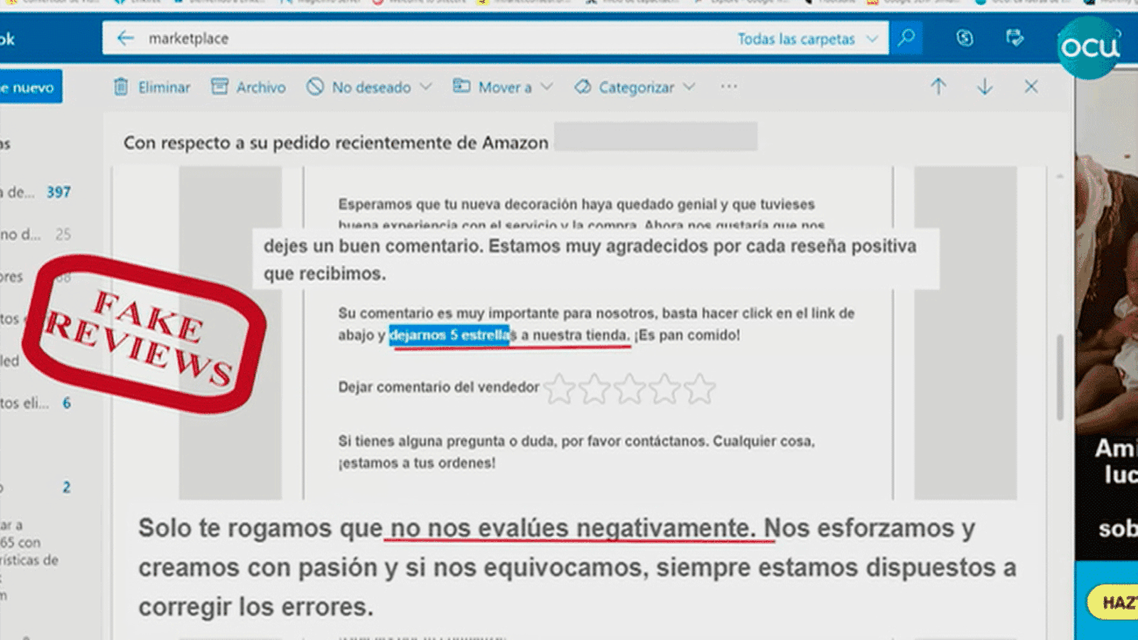 El 8% de las opiniones en productos de Amazon son falsas