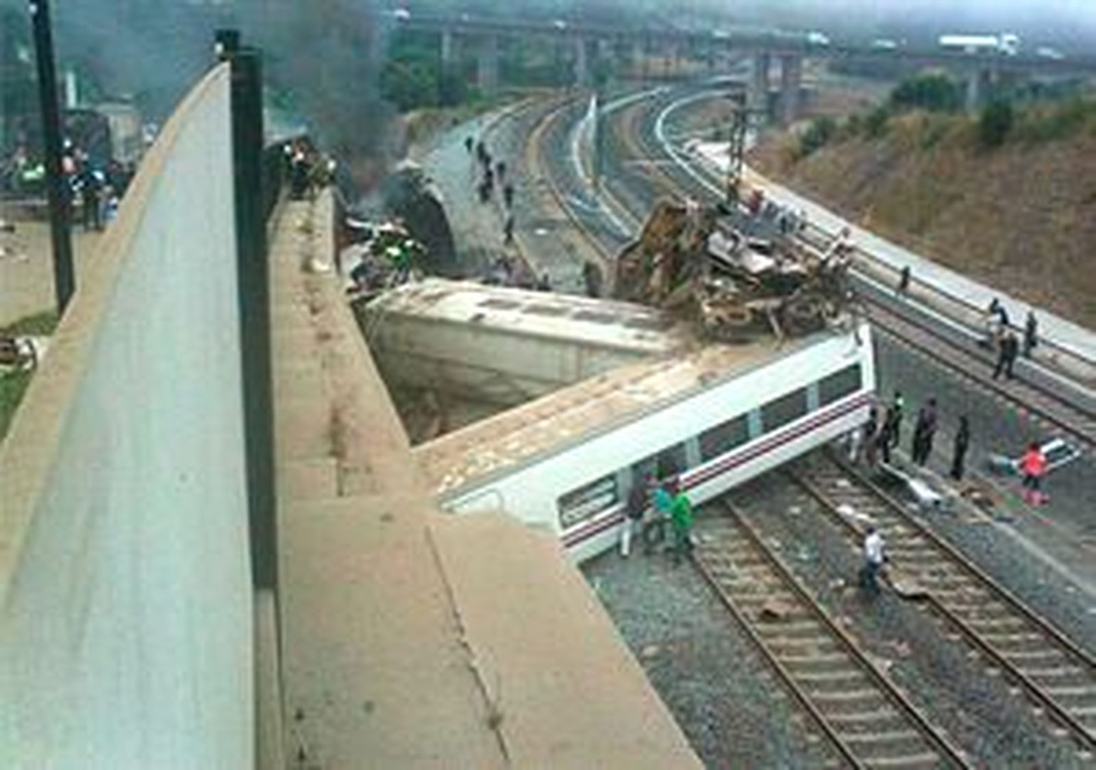 Accidente tren Santiago de Compostela