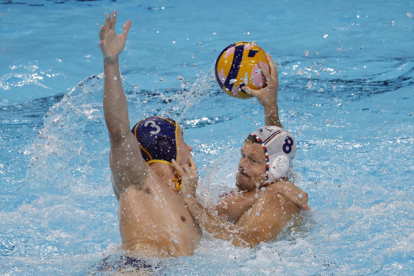8-10. España gana a Francia en waterpolo