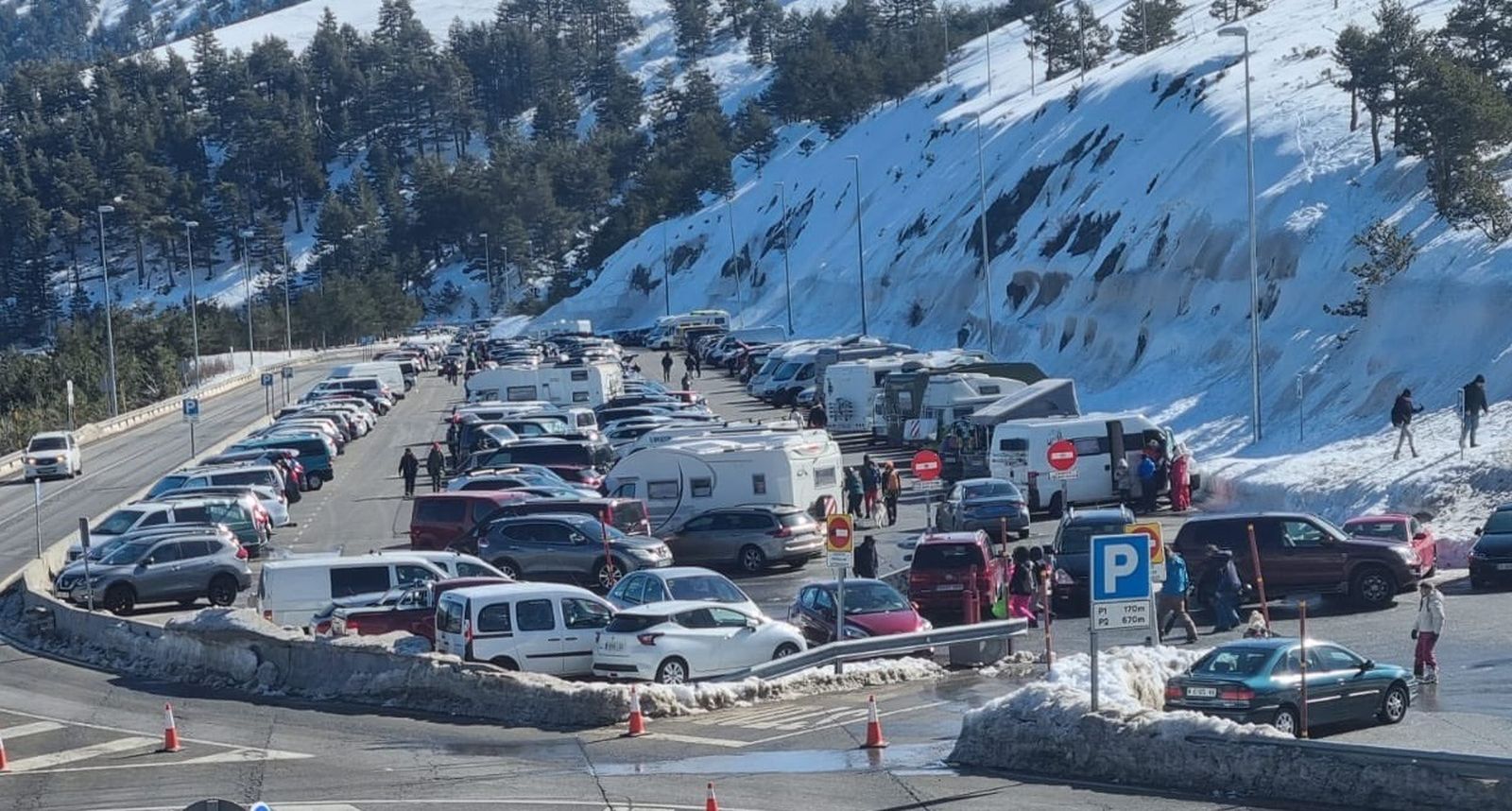 La sierra se llena de madrileños