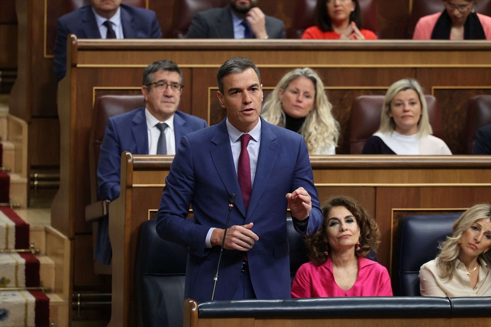 Pedro Sánchez sobre  la noticia de la decisión de un juez de abrir  diligencias contra su esposa, Begoña