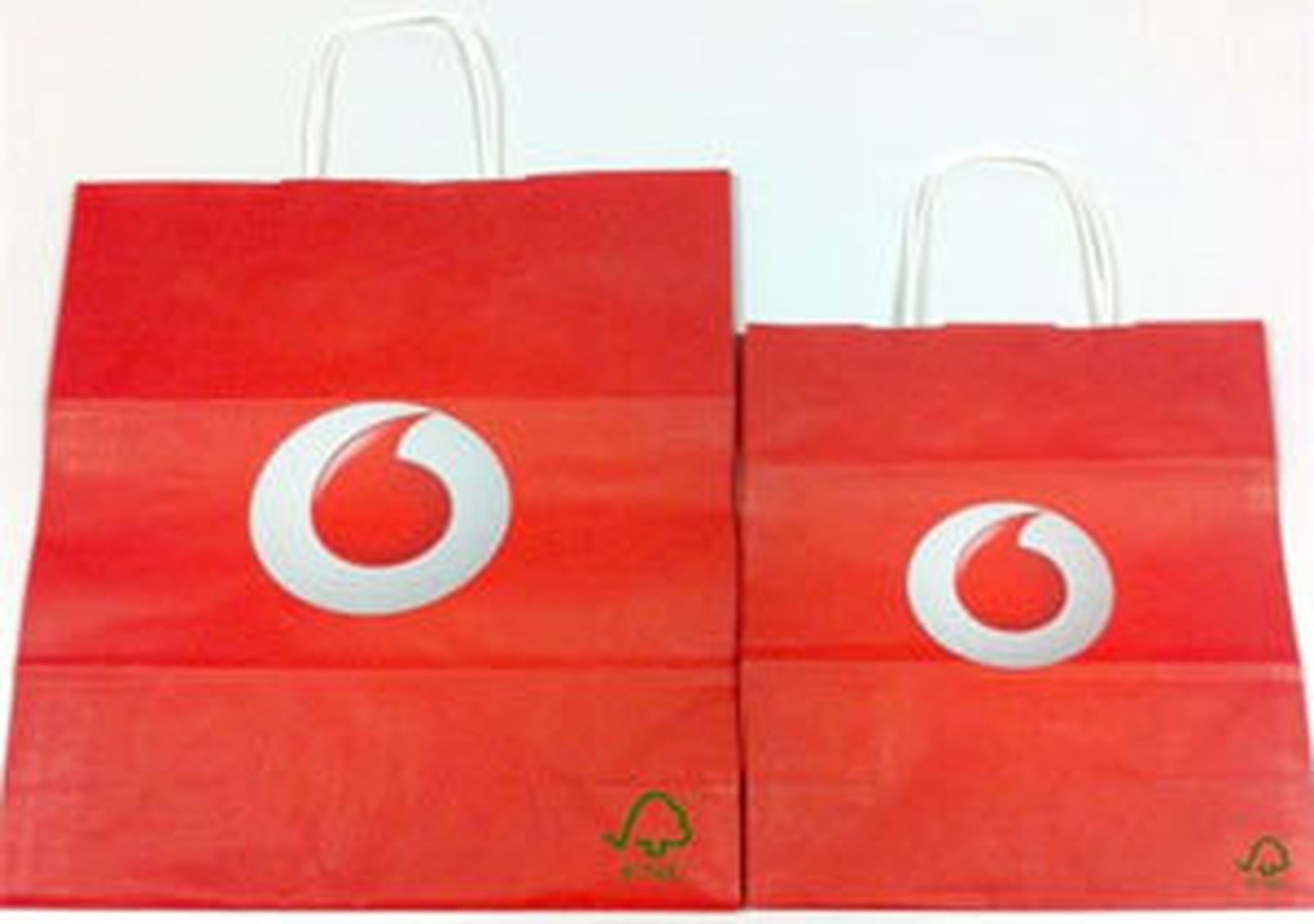 Vodafone España sustituye sus bolsas por unas más ecológicas