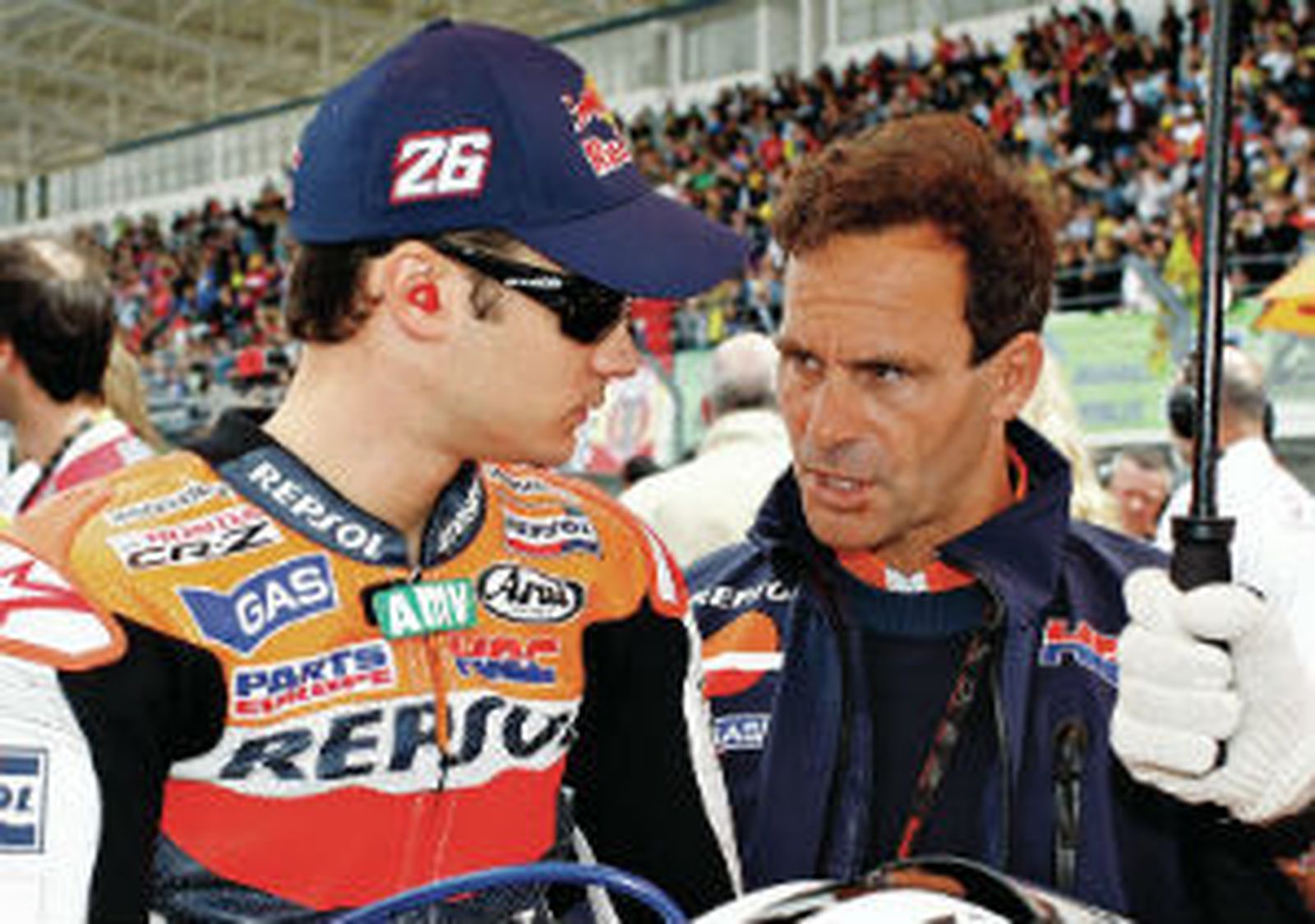 Dani Pedrosa y Alberto Puig
