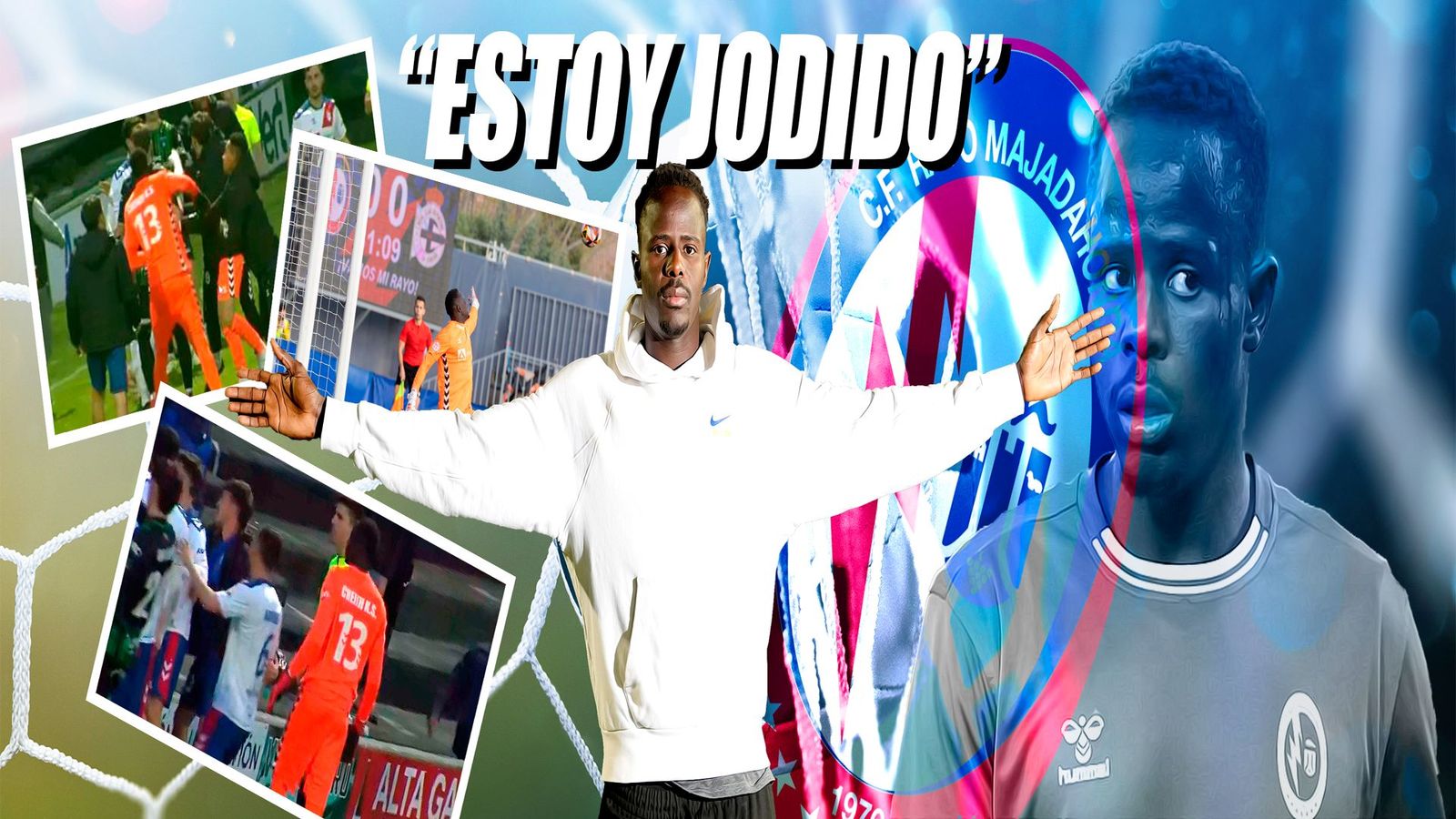 Cheikh Sarr, portero del Rayo Majadahonda: "No veo normal que sancionen a la víctima"