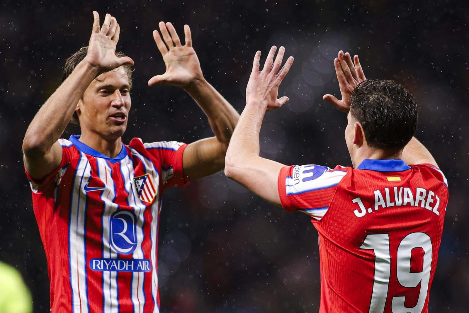 Marcos Llorente y Julián Alvarez