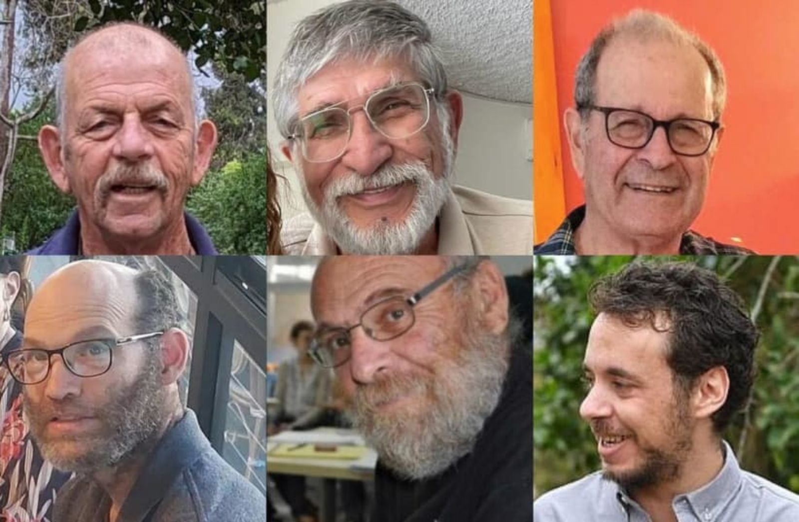 Yagev Buchshtab, Alexander Dancyg, Avraham Munder, Yoram Metzger, Nadav Popplewell y Haim Perry