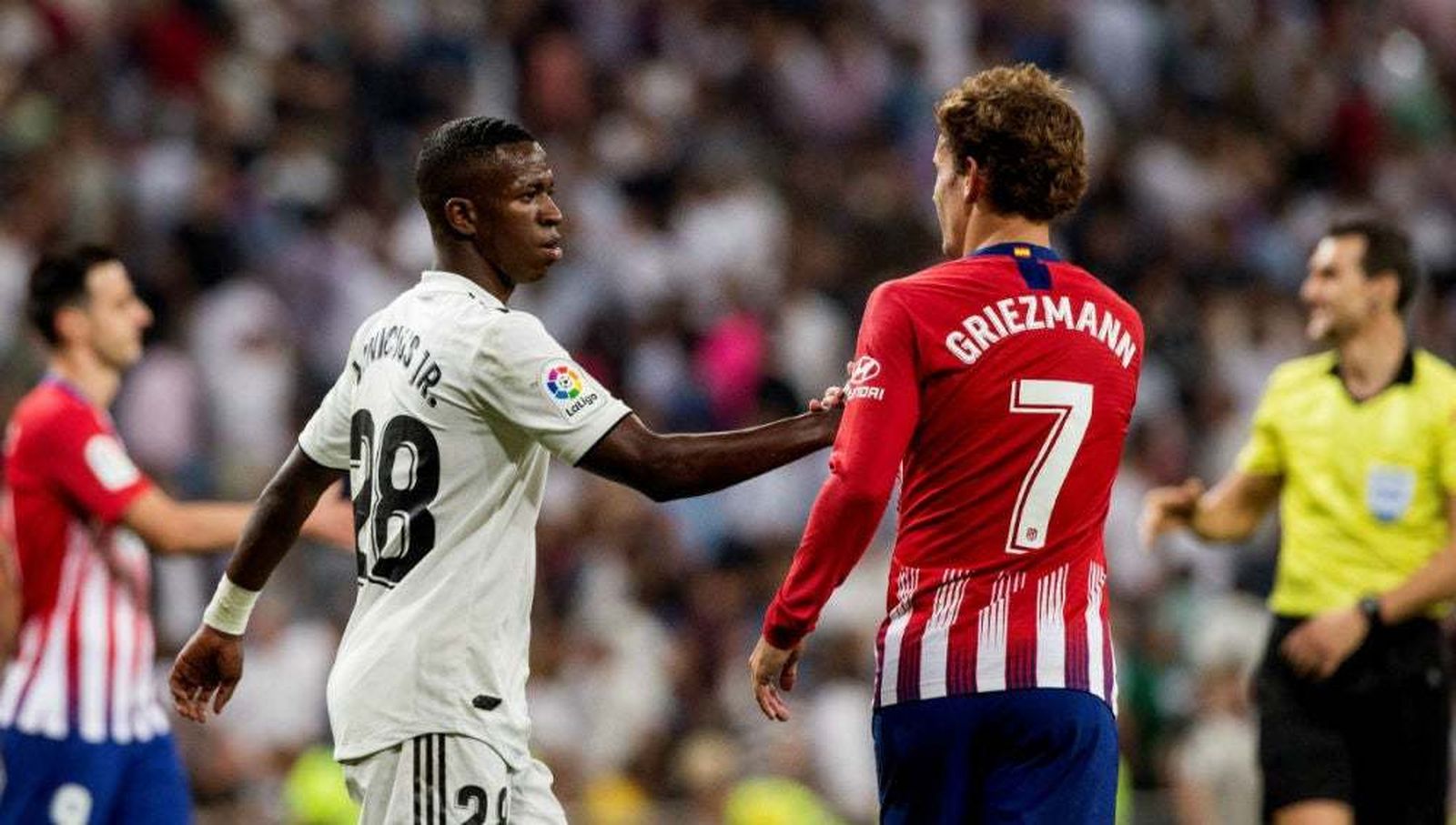 Vinícius y Griezmann