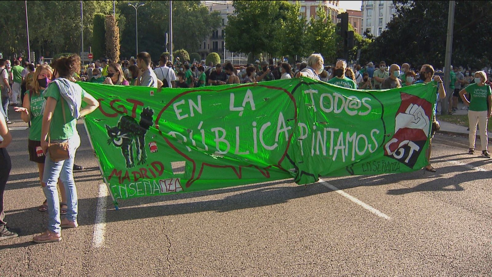 La Marea Verde pide una vuelta segura a las aulas