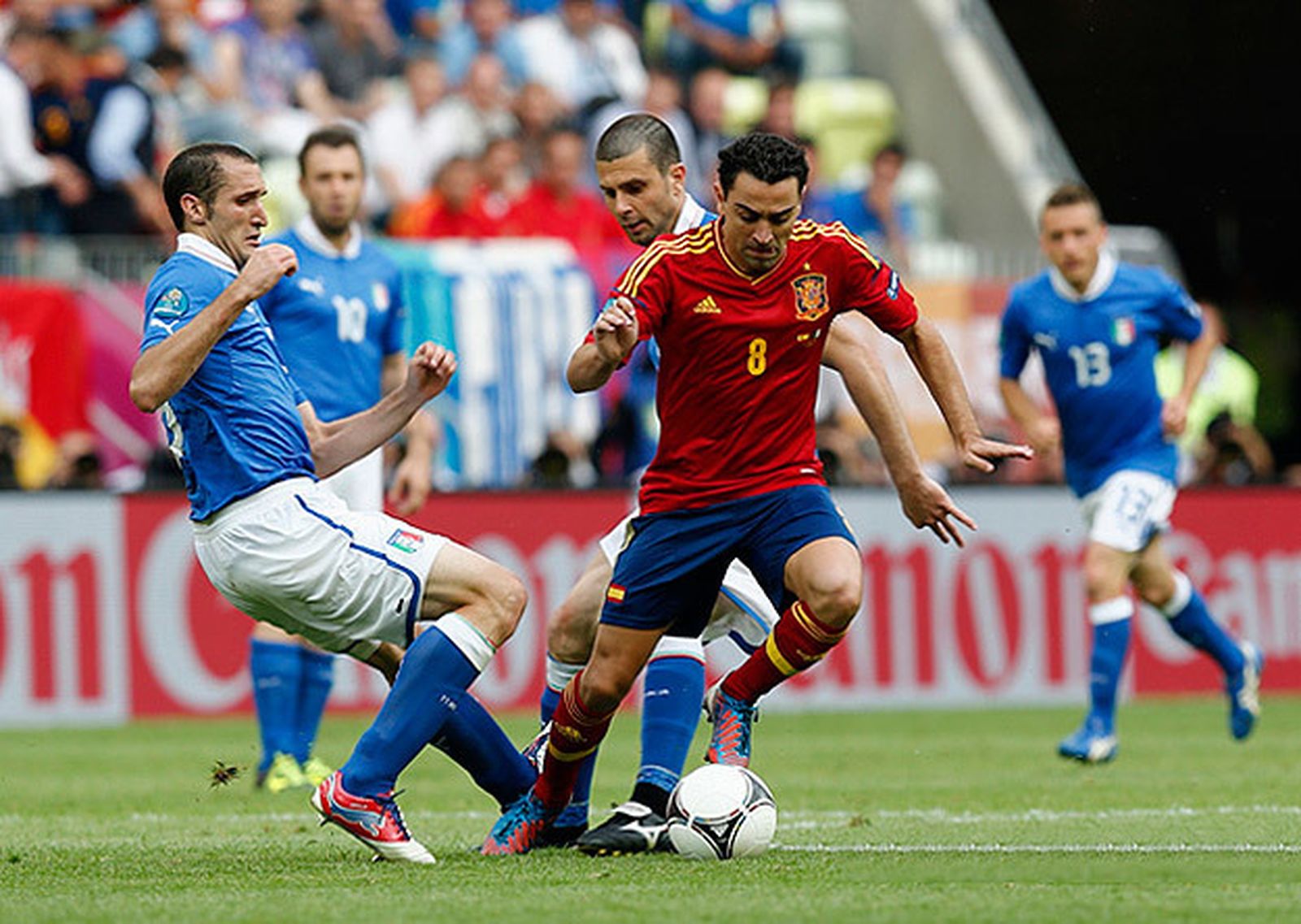 Xavi, mariscal del centro del campo