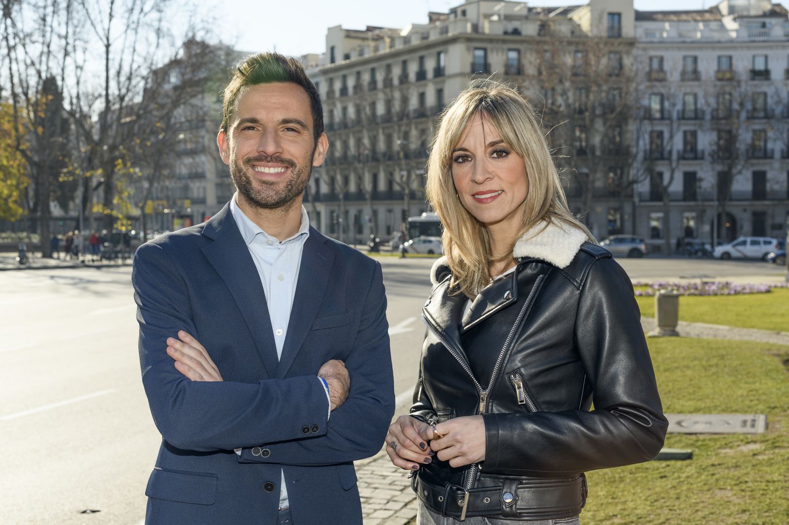 Manu Pérez y Rebeca Marín.