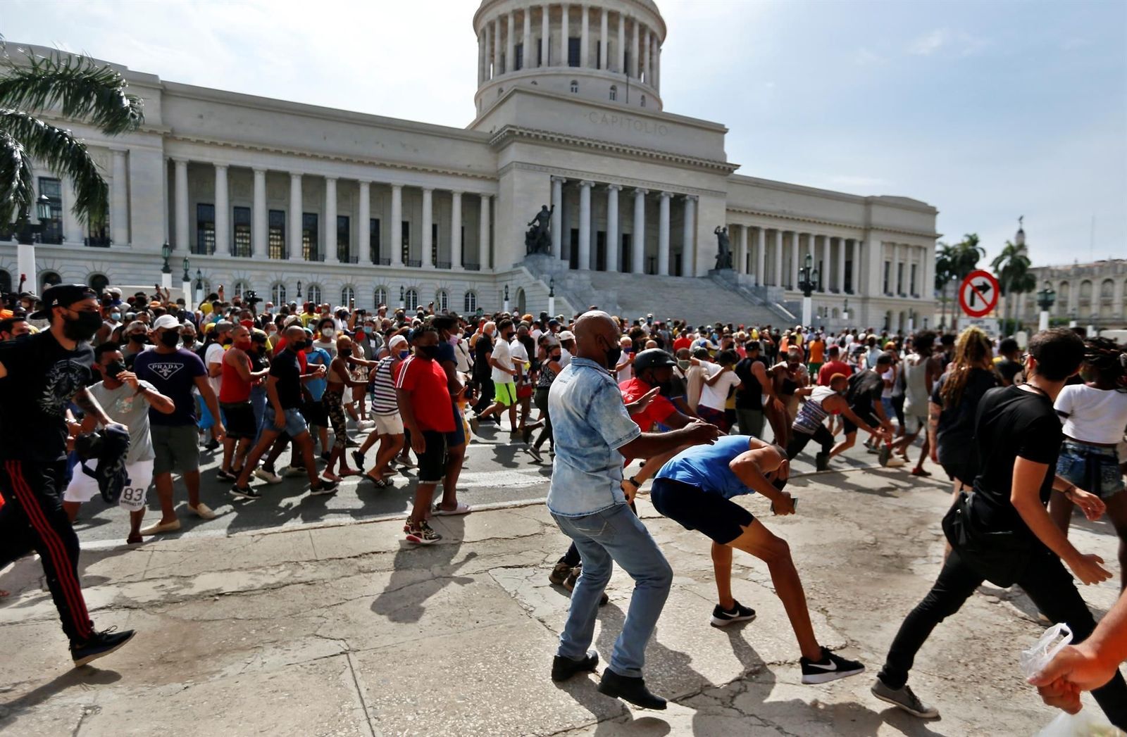 Las protestas en Cuba, al grito de "Libertad, Libertad", se saldan con decenas de detenidos