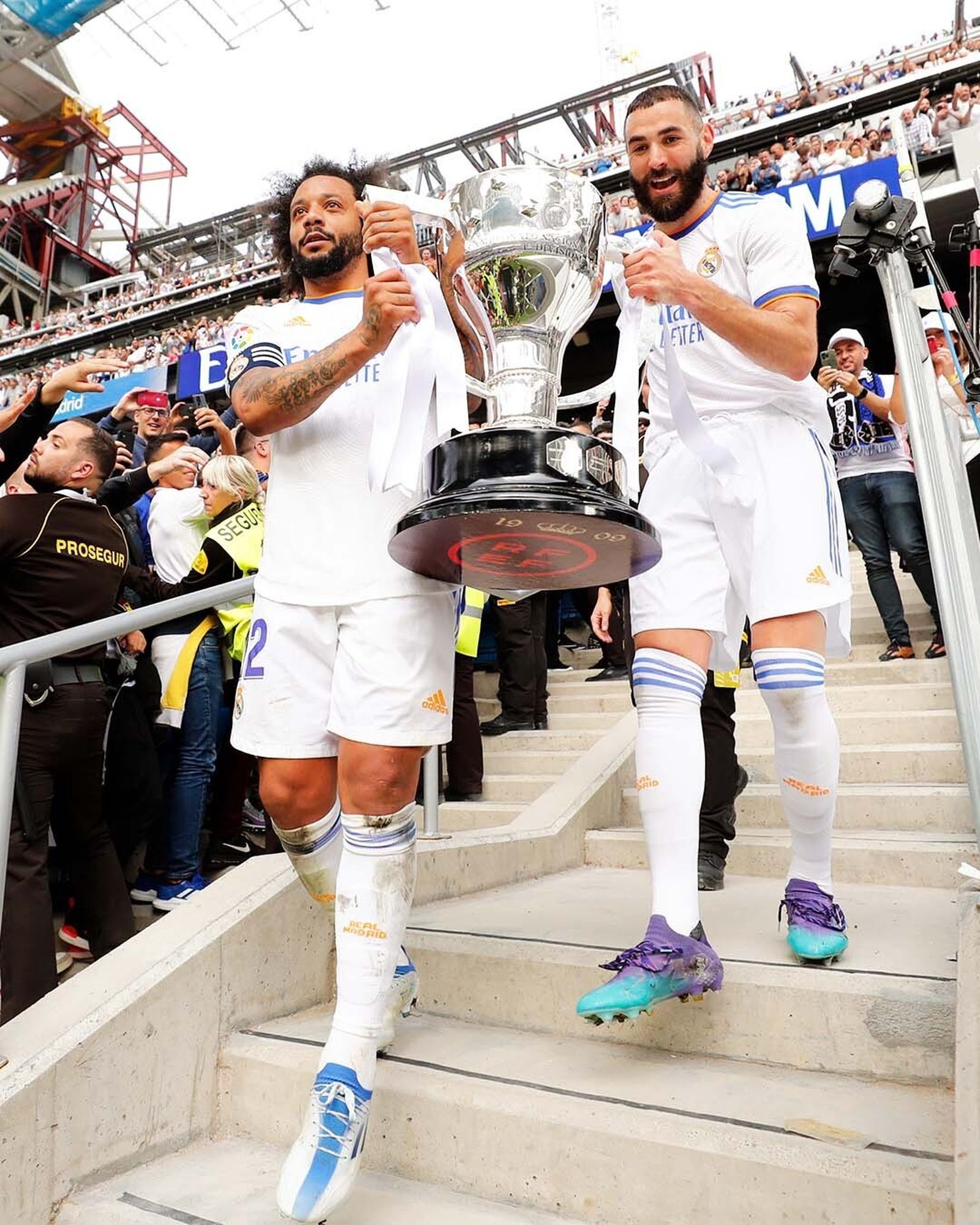 Marcelo y Benzema