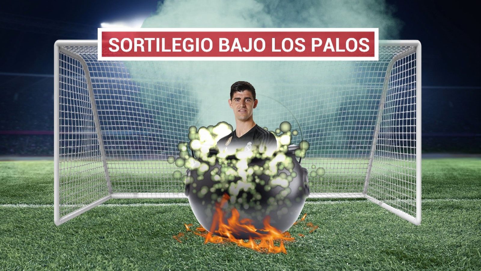 El Bernabéu, harto de Courtois