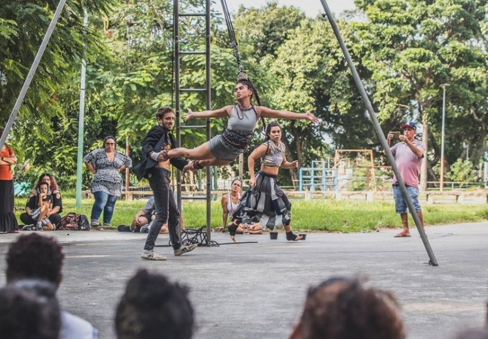 Artistas circenses ene Fuenlabrada