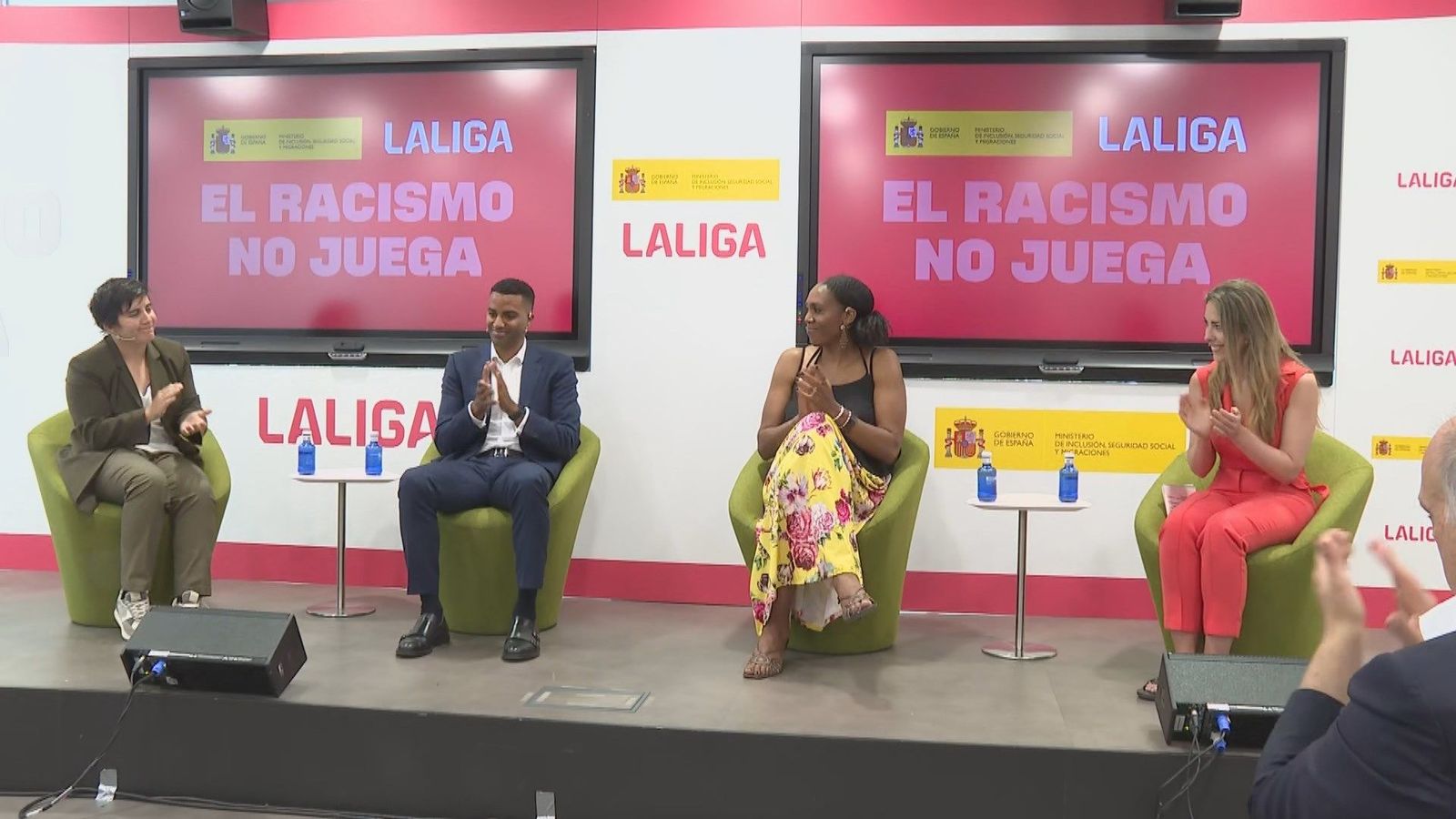 LaLiga y el Gobierno trabajarán conjuntamente para combatir el racismo