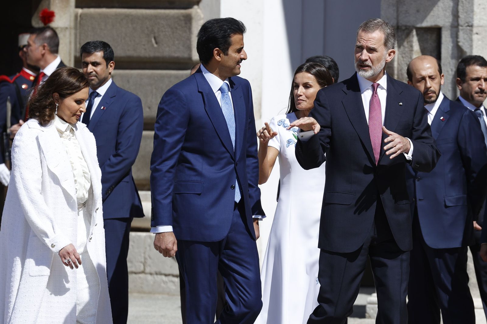 El Emir de Catar comienza su visita oficial a España