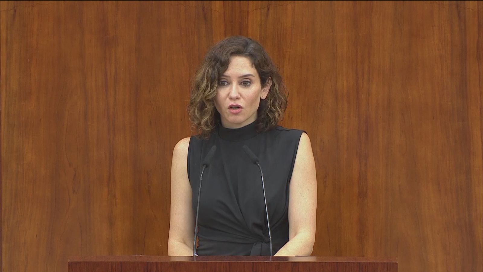 Díaz Ayuso:  "En la Comunidad de Madrid  no hay, ni ha habido, corrupción"