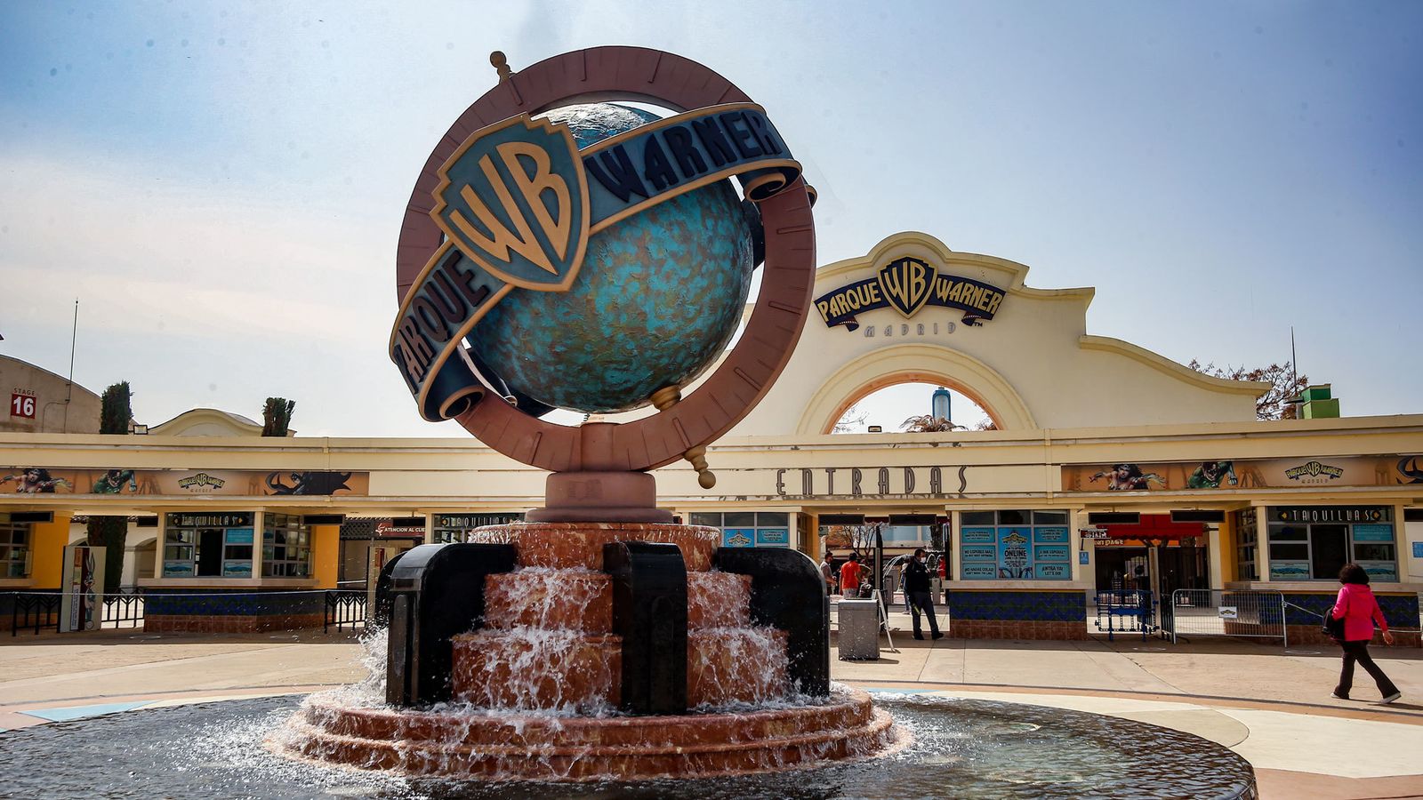 El Parque Warner Madrid, al inicio de su temporada 2021, a 3 de abril de 2021, en San Martín de la Vega, Madrid