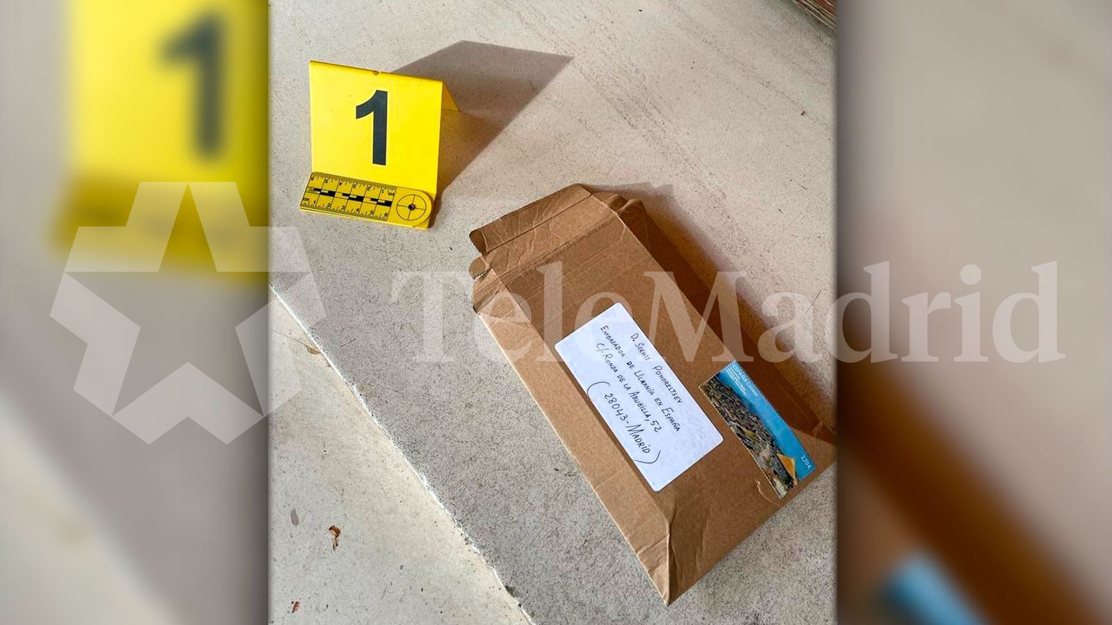 Explota una carta bomba en la embajada de Ucrania