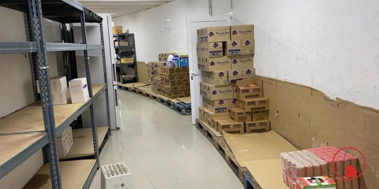 Almacén de la Fundación Madrina