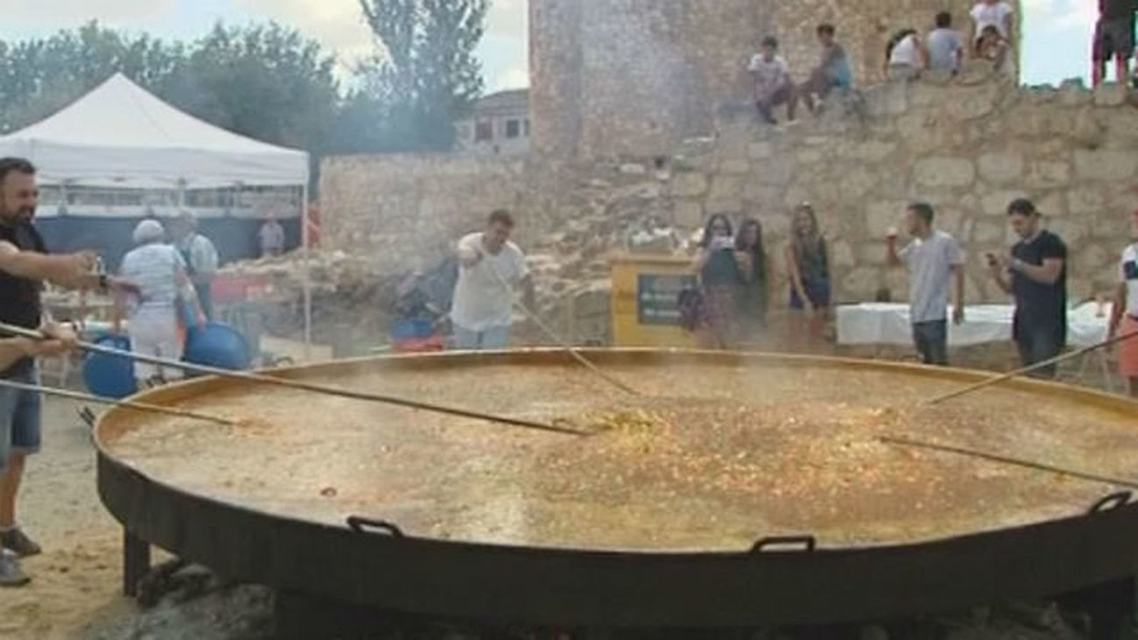 Paella gigante en Madrid