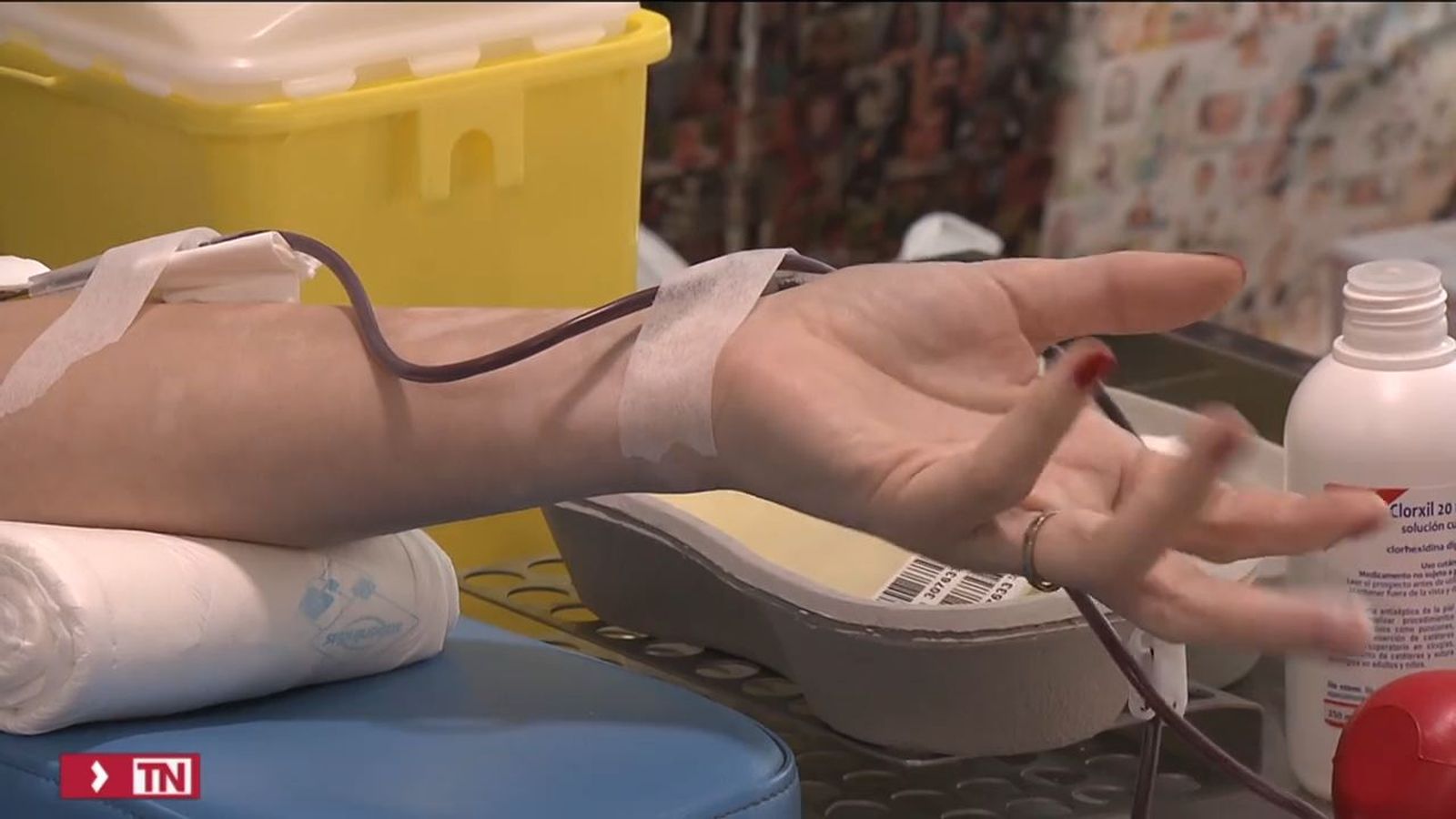 Donación de sangre por Navidad