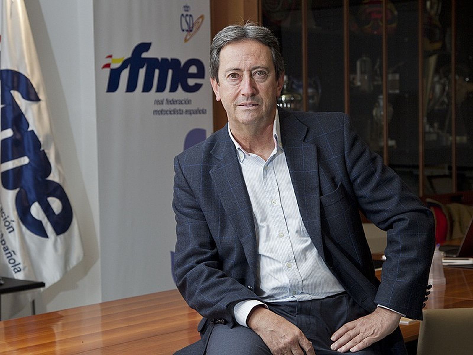 Manuel Casado, presidente de la Federación Motociclista Española (RFME)