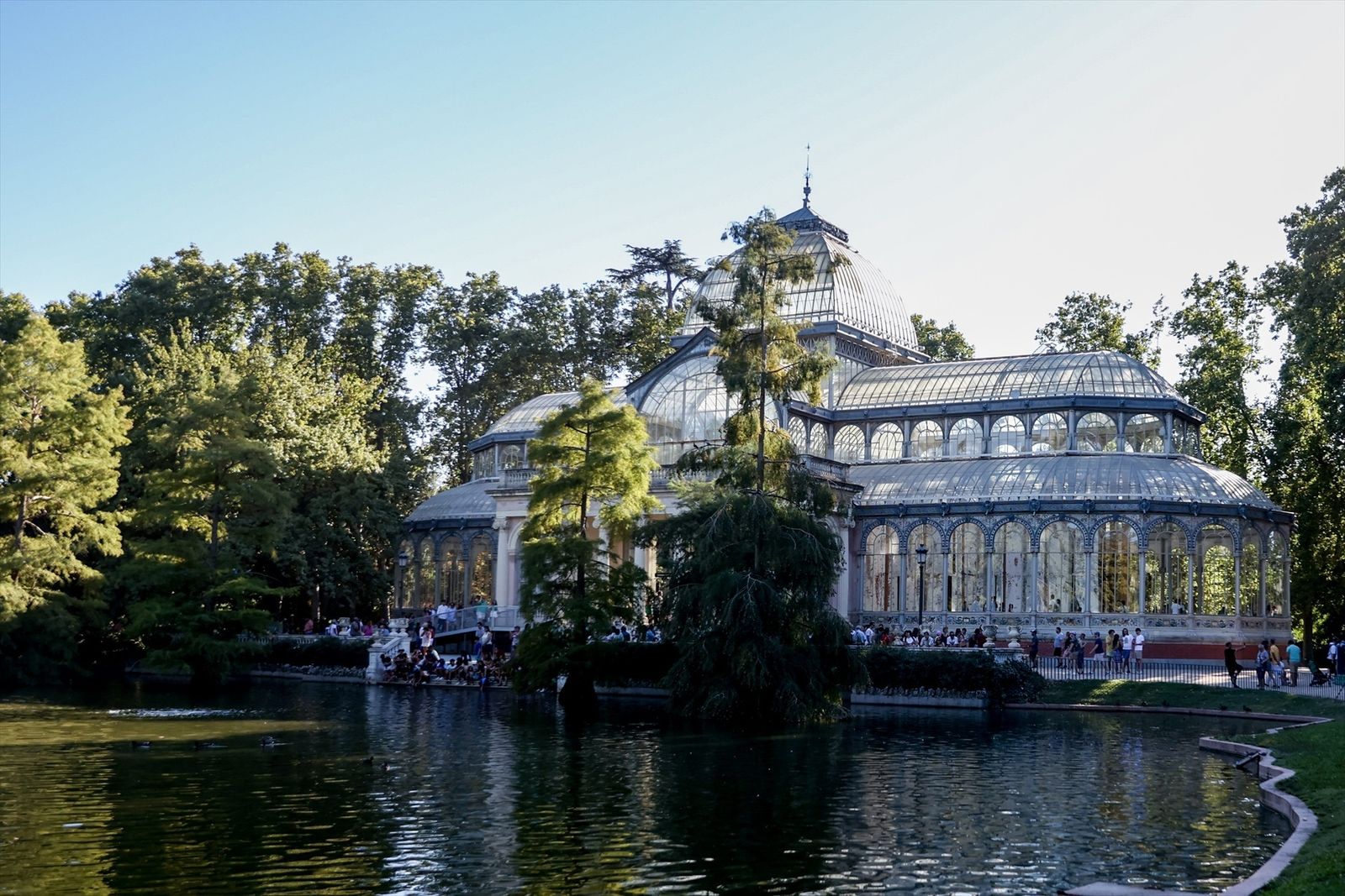 Vista del Palacio de Cristal
