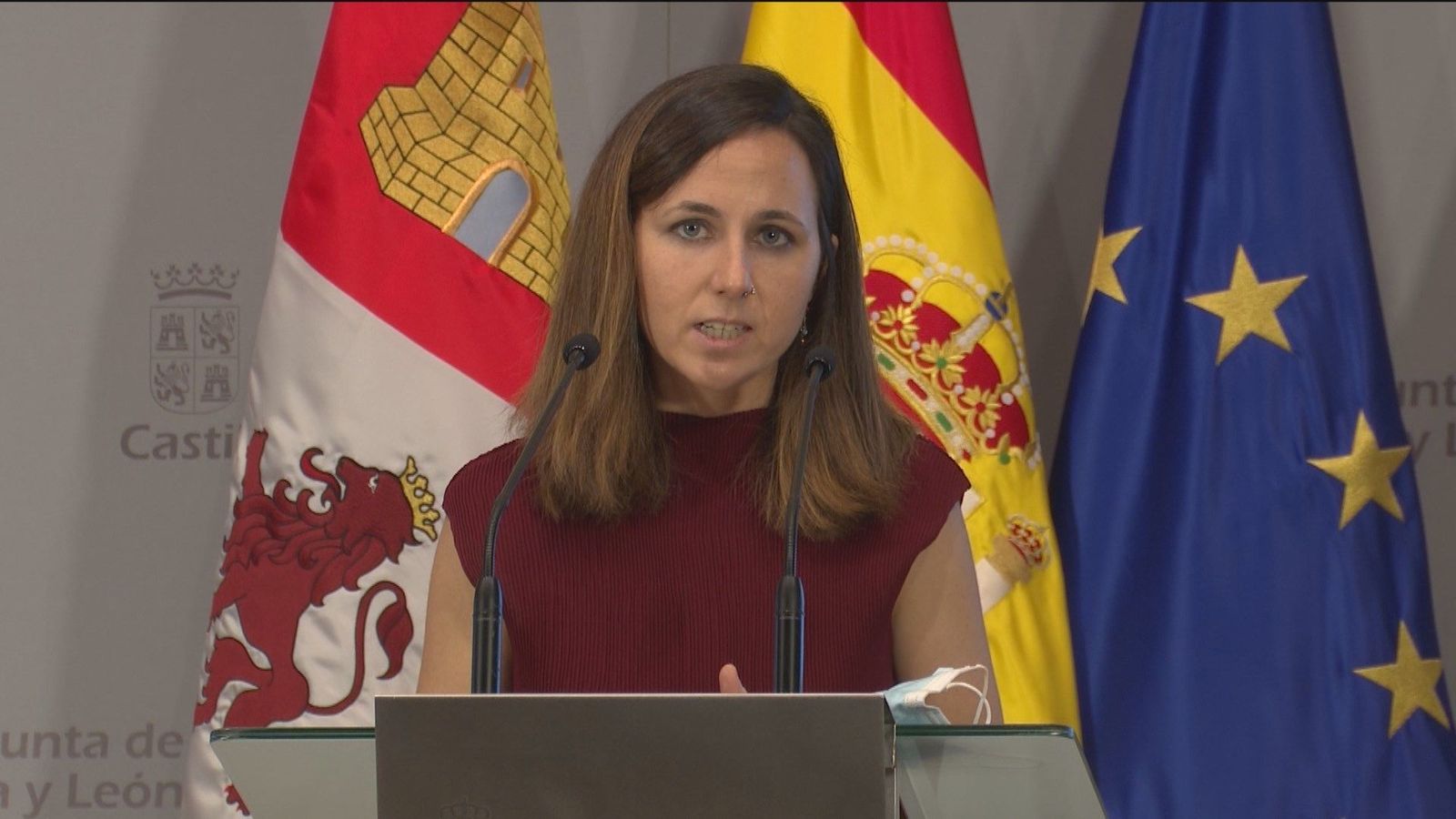 Belarra dice que Podemos no aceptará recortes en las pensiones