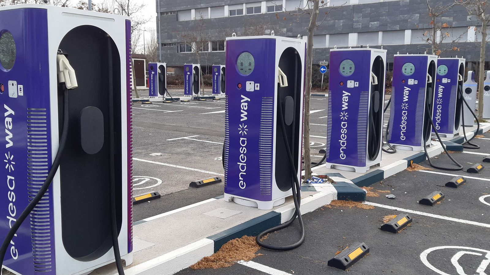 Electrolinera de la Ciudad de la Imagen, en Pozuelo de Alarcón