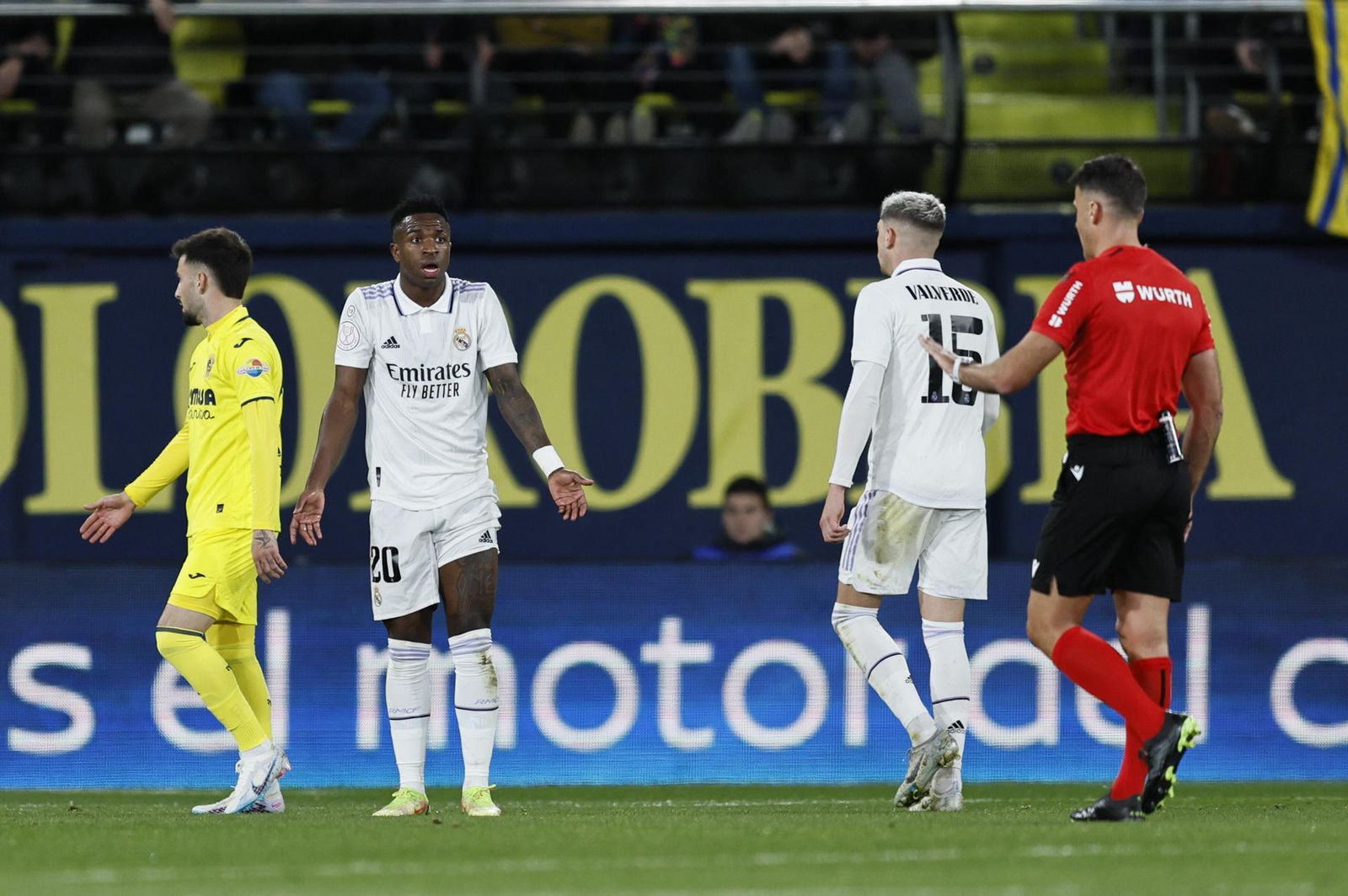 Vinicius ante el Villarreal