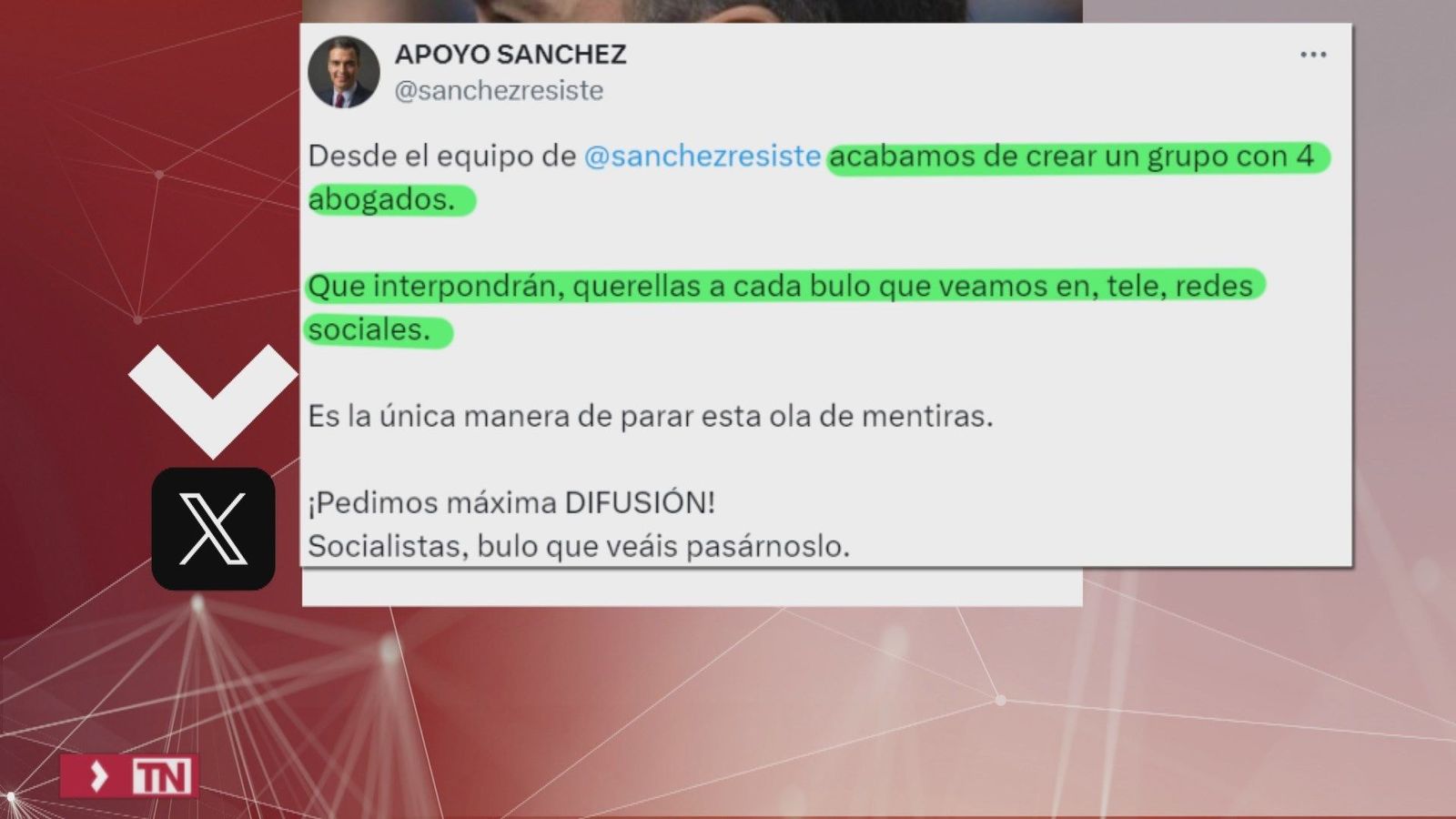 El PSOE prepara denuncias contra medios de comunicación
