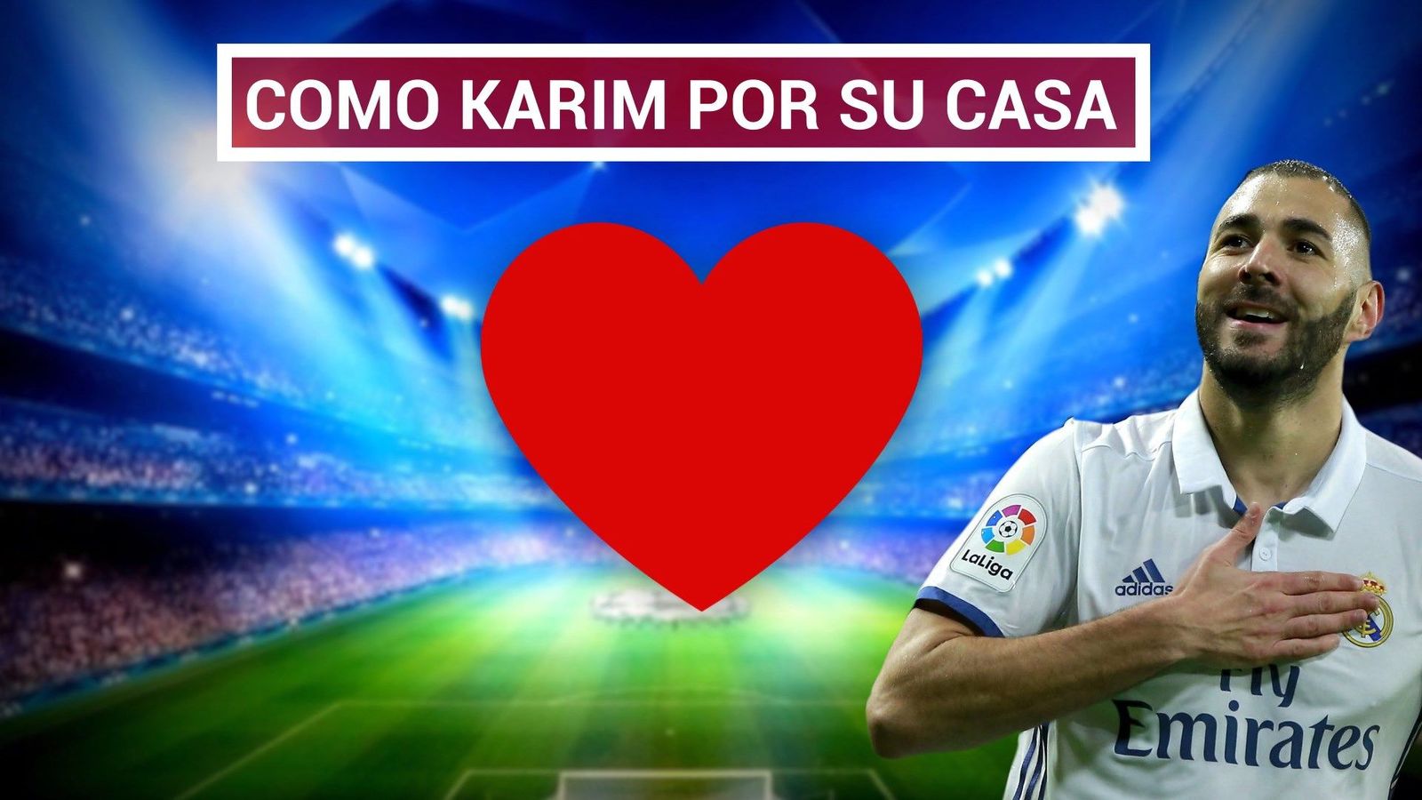 Benzema promete amor eterno con goles