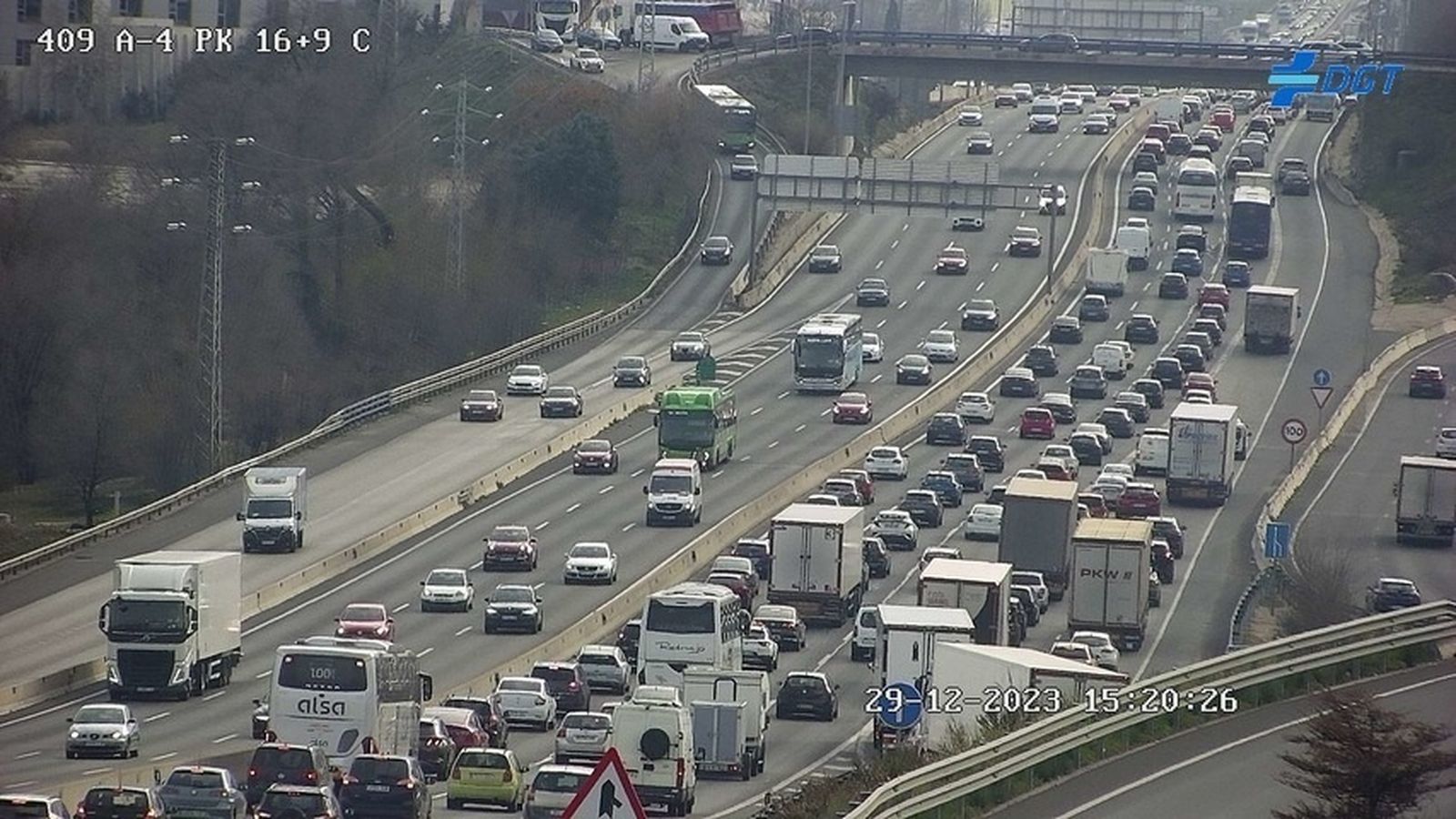 Arranca la Operación Salida  en Madrid