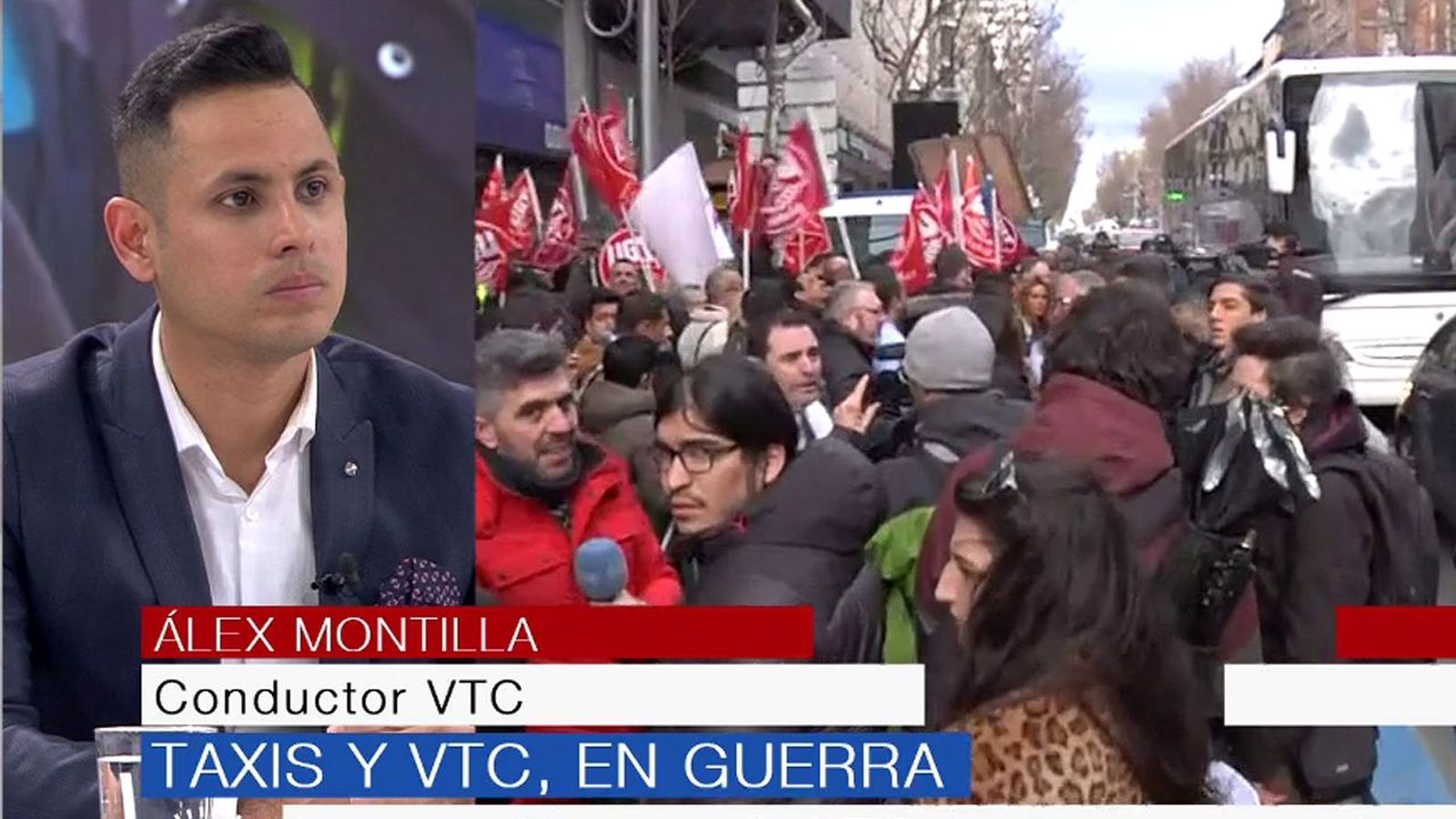 Los VTC, a los taxistas: “Queremos salir sin miedo a trabajar”
