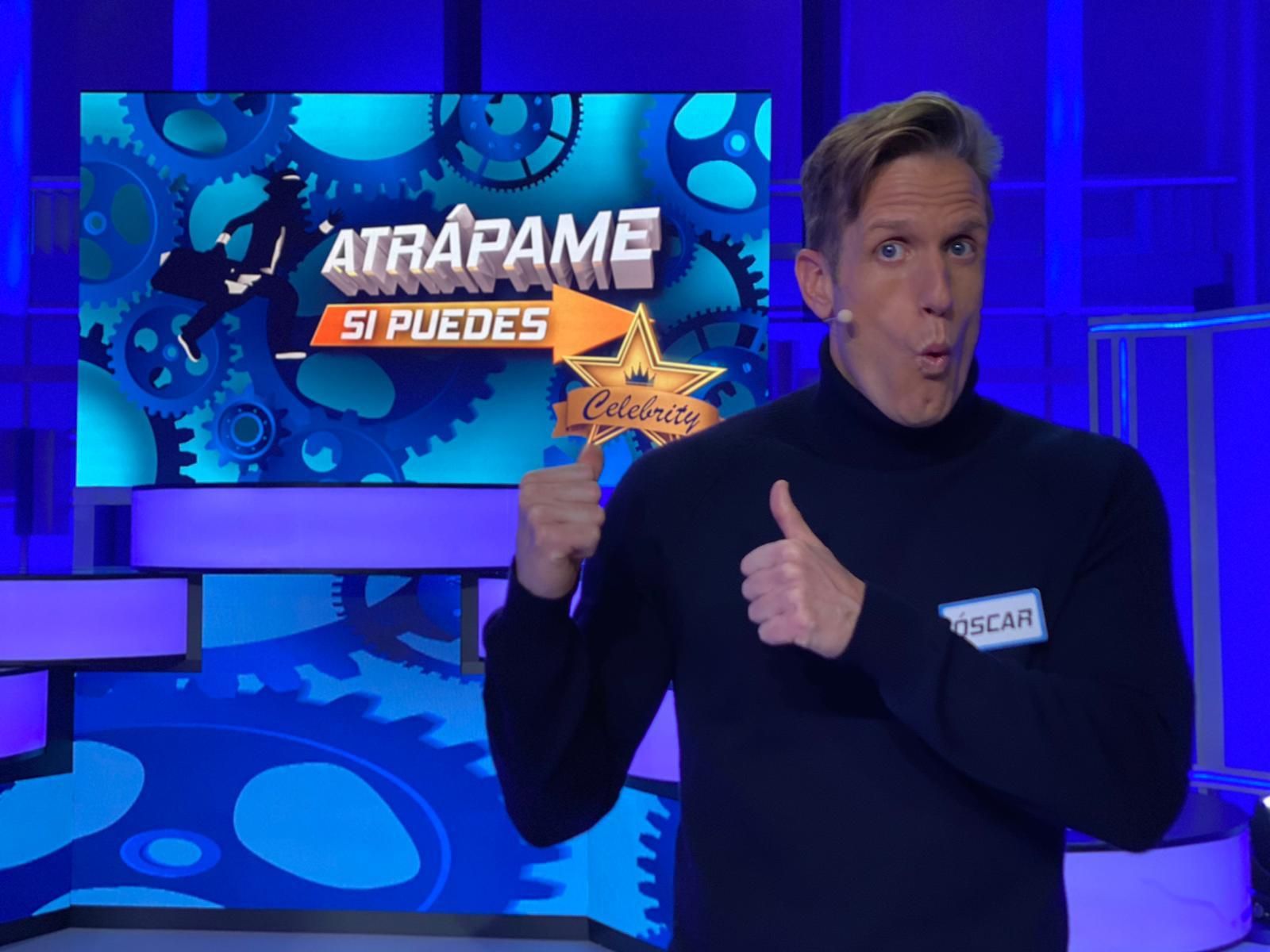 Óscar Martínez, este jueves en 'Atrápame si puedes Celebrity'