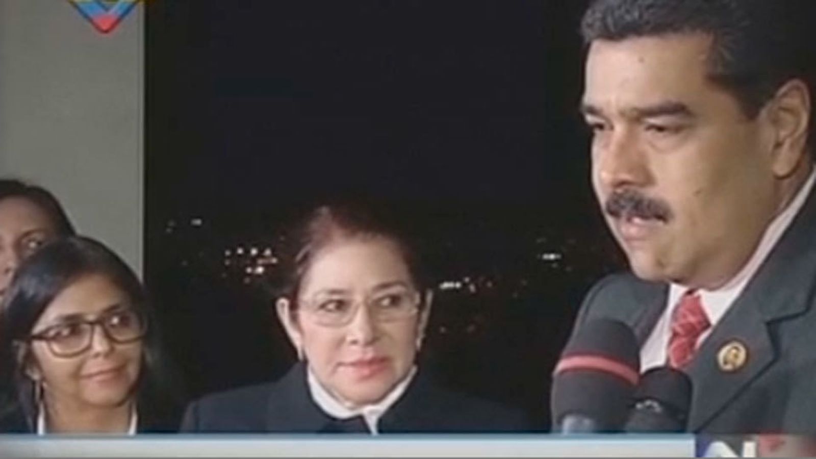 Nicolás Maduro tras su visita al Papa en el Vaticano