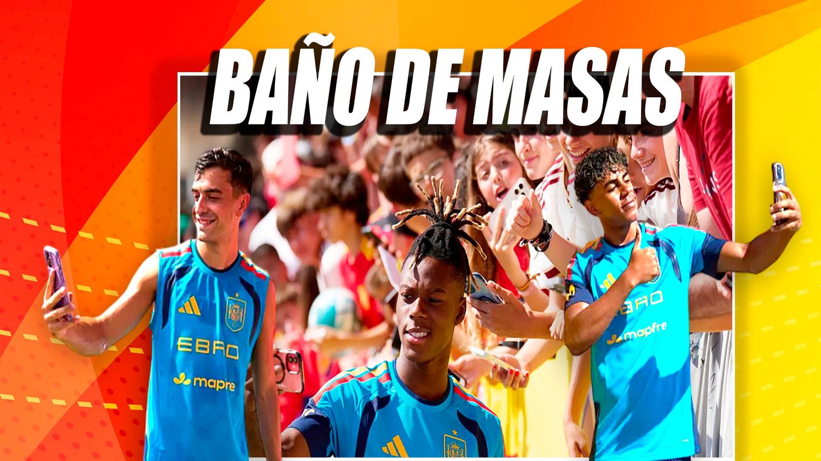 España se da un baño de masas en su primer entrenamiento de cara al Mundial