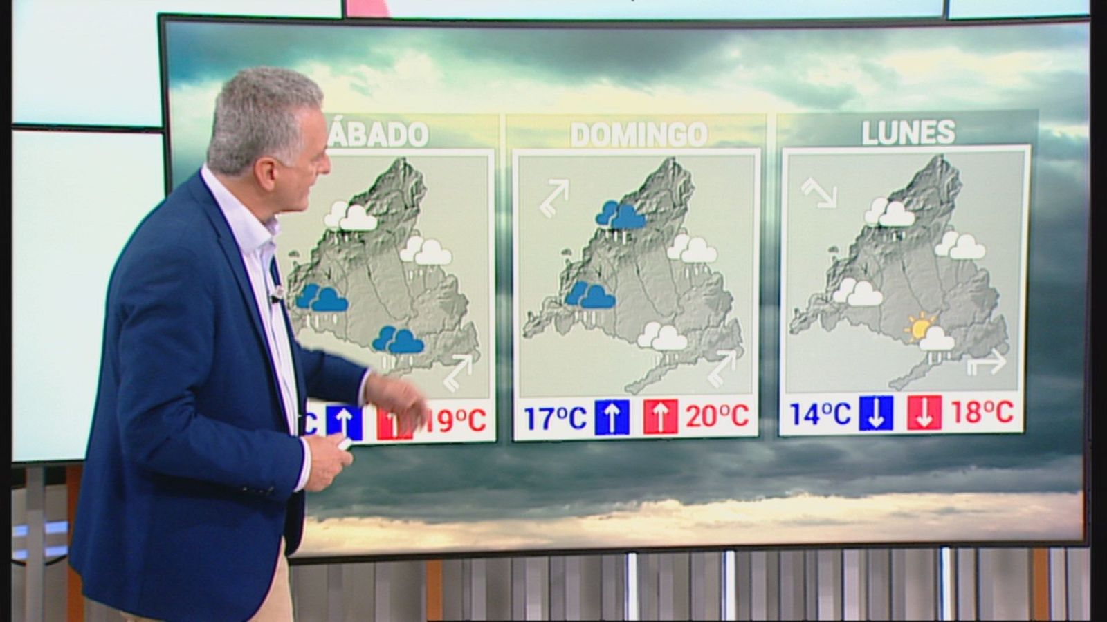 Los mapas de las lluvias en Madrid en el puente de Todos los Santos