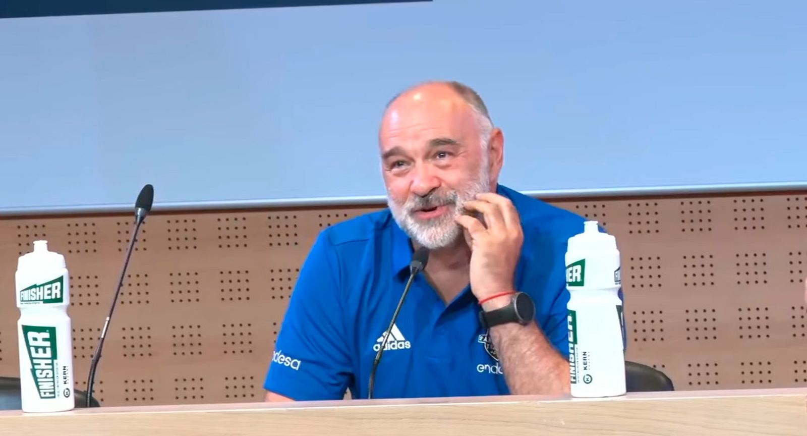 Pablo Laso en rueda de prensa