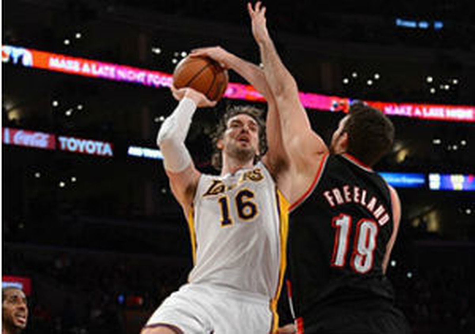 Pau Gasol, ante los Blazers