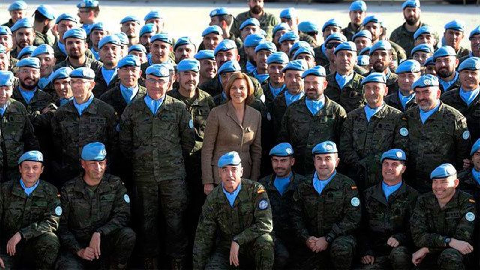 Cospedal en Líbano: "No hay ningún descanso en la lucha contra el terrorismo"