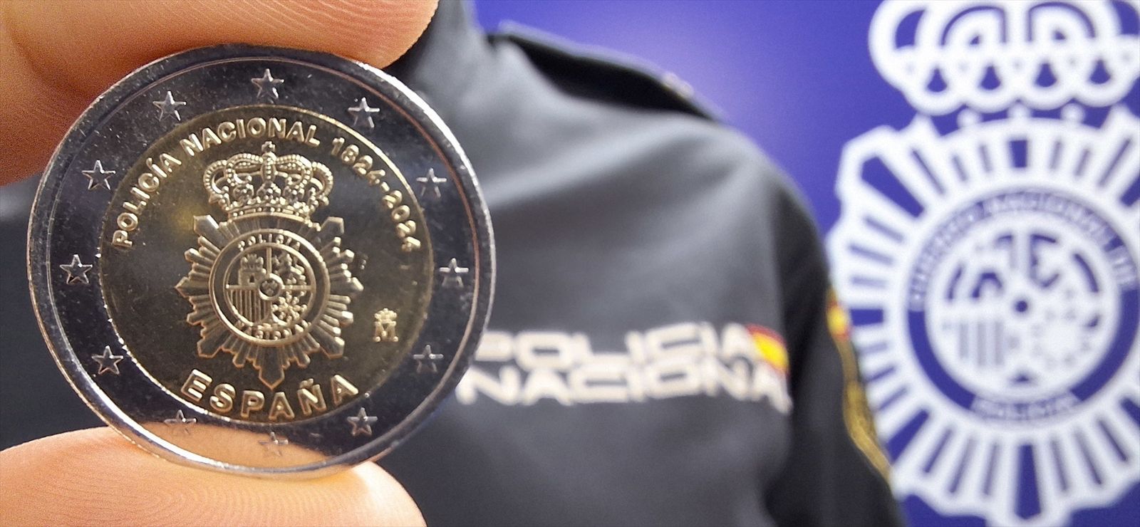 Moneda de dos euros conmemorativa del 200 aniversario de la Policía Nacional