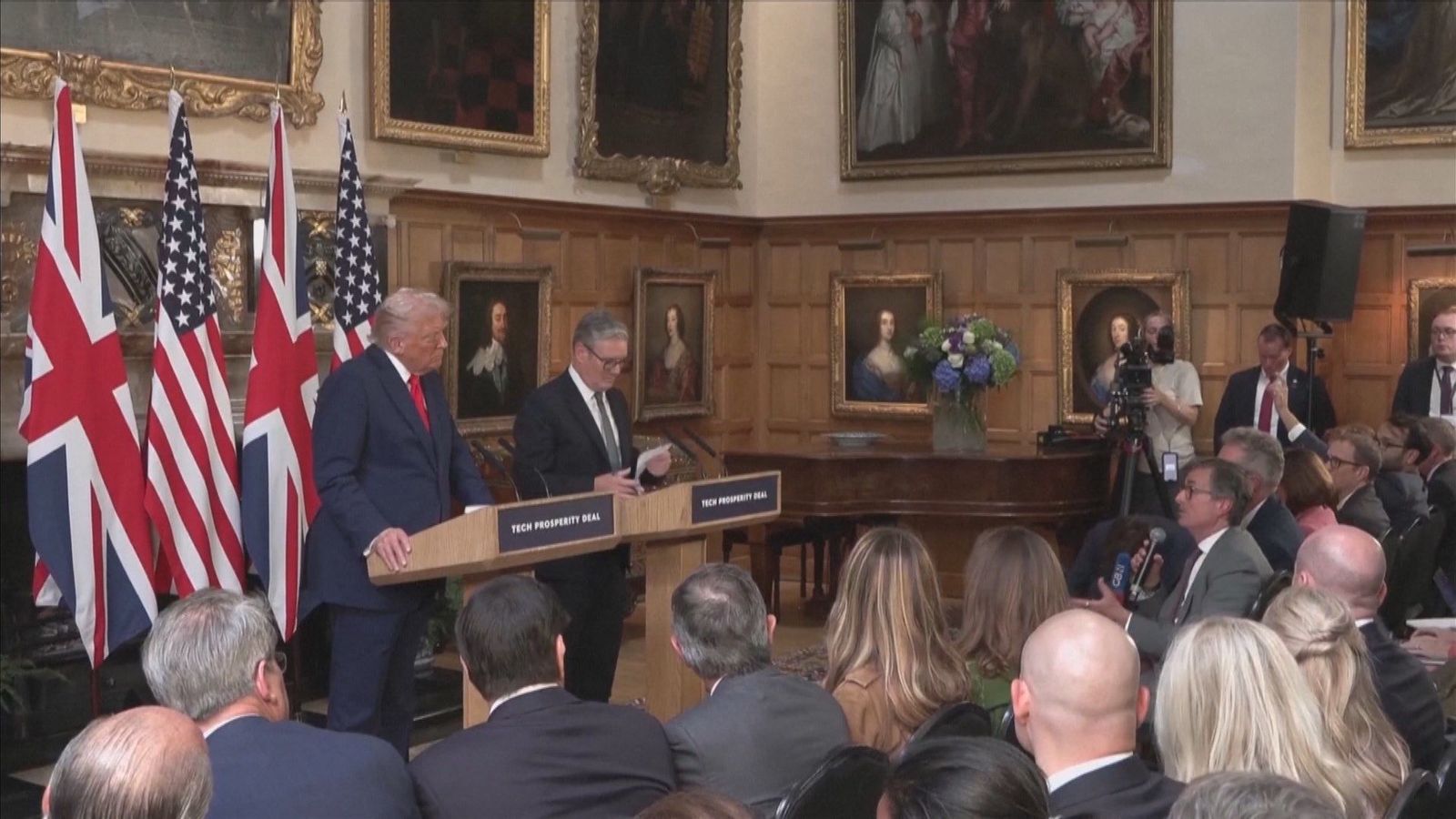 Starmer y Trump amplían ‘la relación especial’ con un pacto tecnológico y "desacuerdos" sobre Gaza