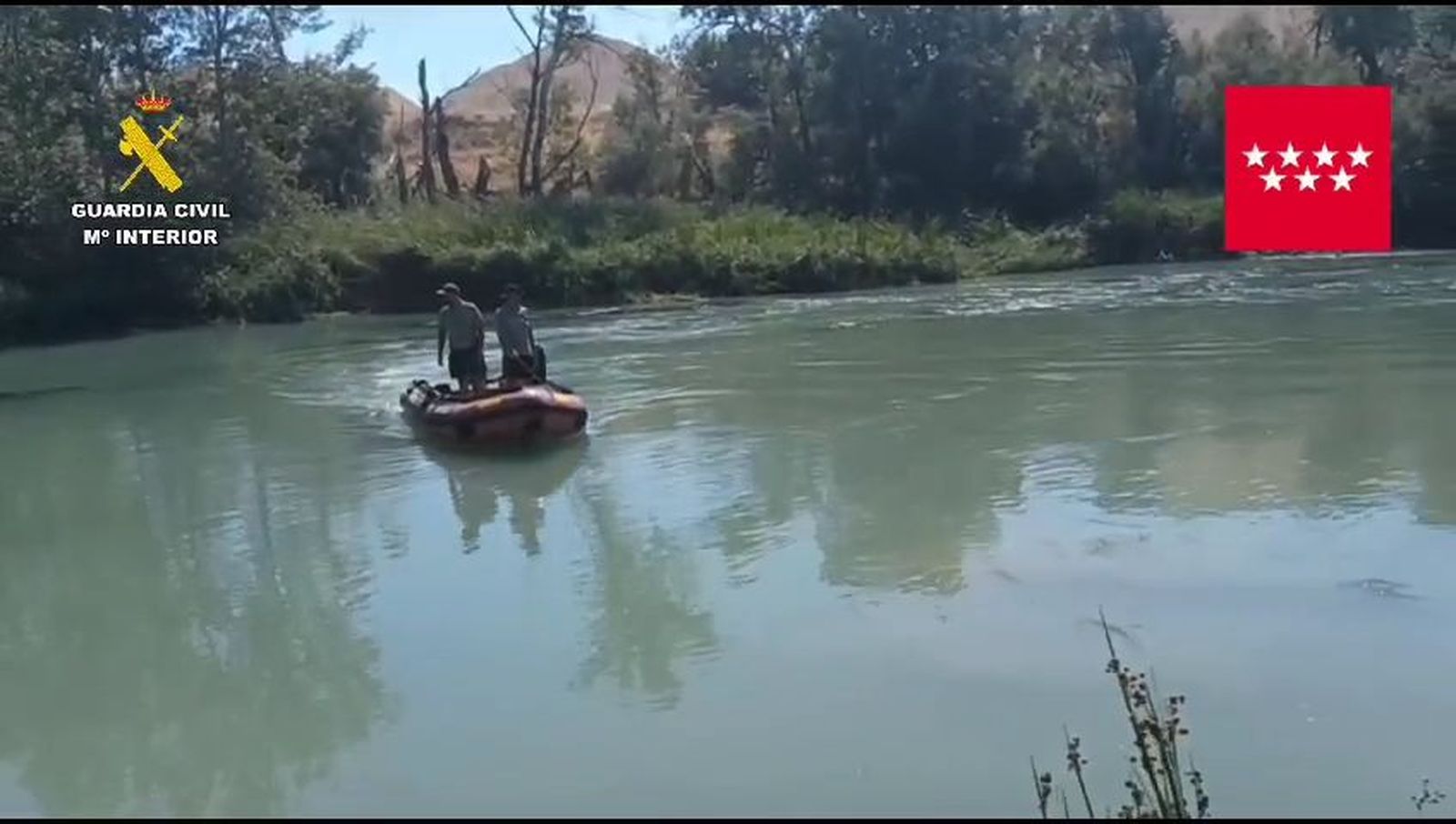Buscan a un joven desaparecido tras caer al río Tajo en Estremera