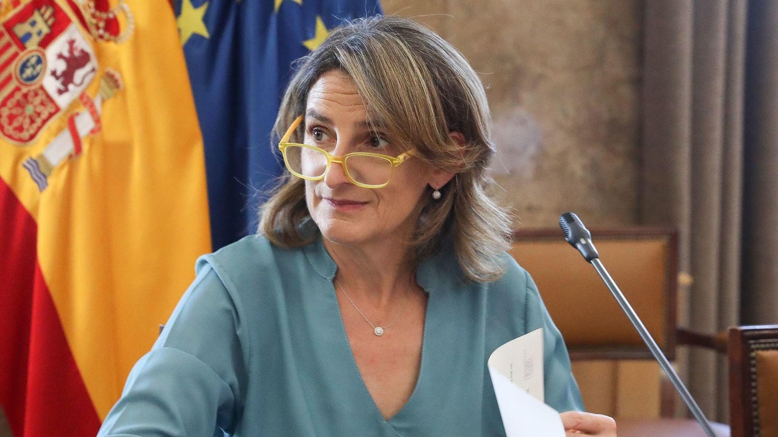 La vicepresidenta tercera y ministra para la Transición Ecológica, Teresa Ribera
