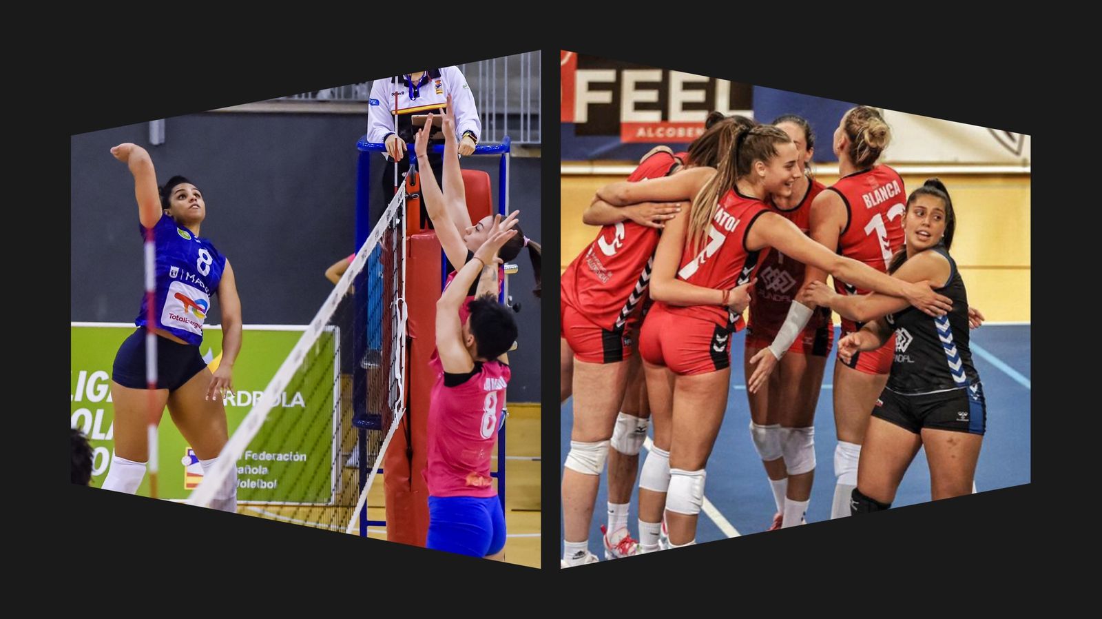 Voleibol Madrid Chamberí y Voleibol Alcobendas